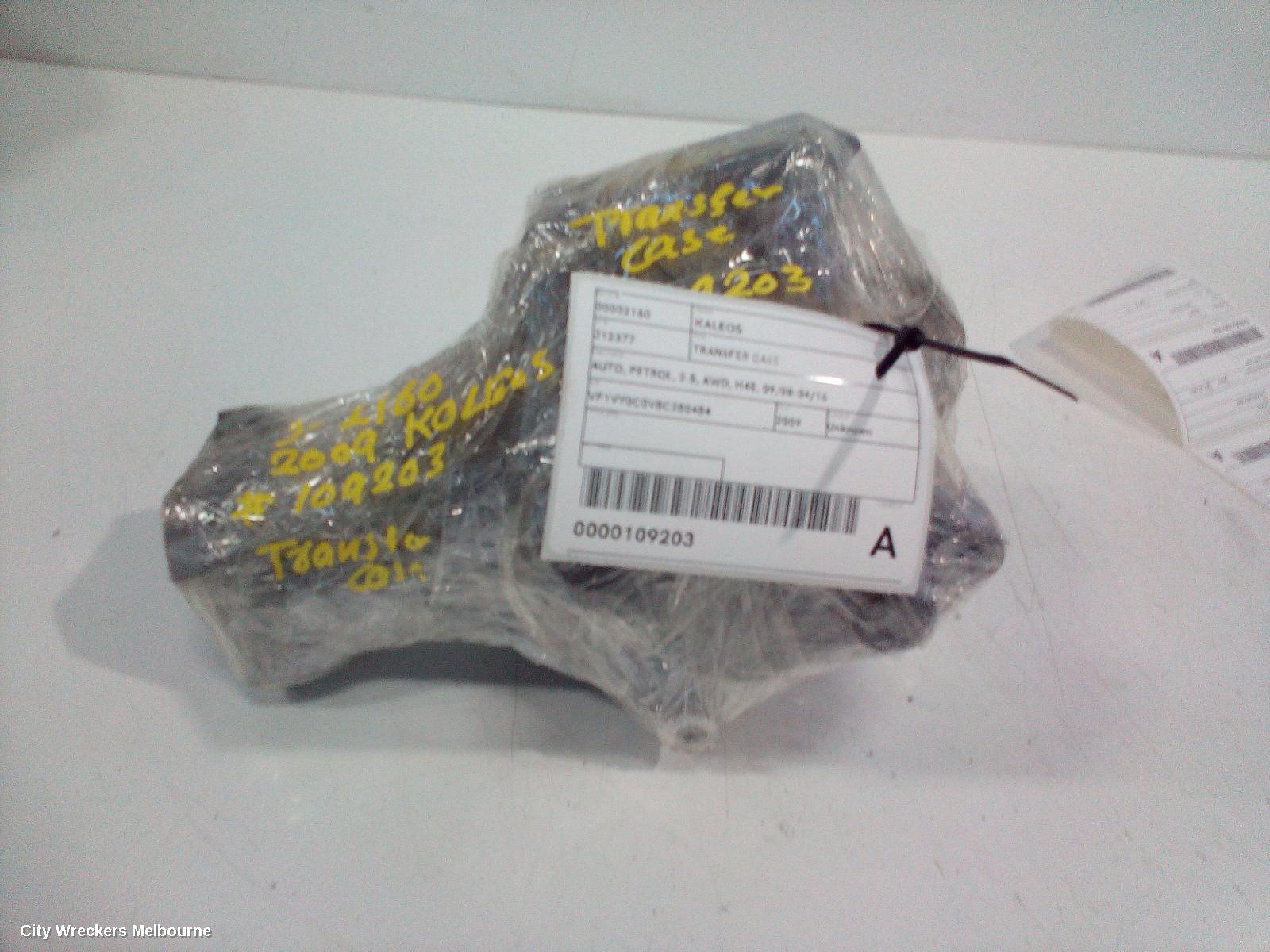 RENAULT KALEOS TRANSFER CASE, AUTO, PETROL, 2.5, AWD, H45, 09/2008 - 04/2016