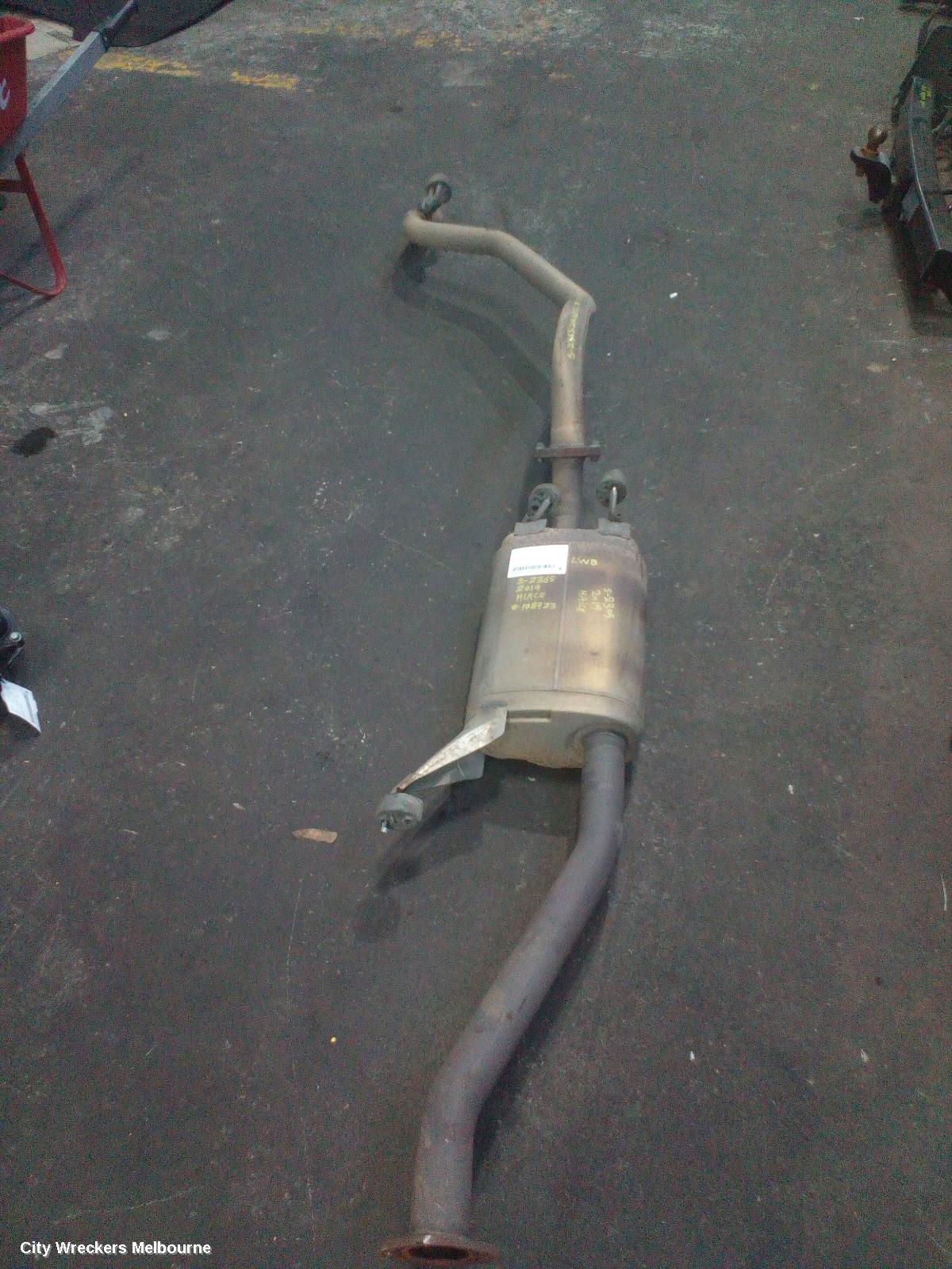 TOYOTA HIACE EXHAUST SYSTEM, 300 SERIES, 02/2019 ONWARDS
