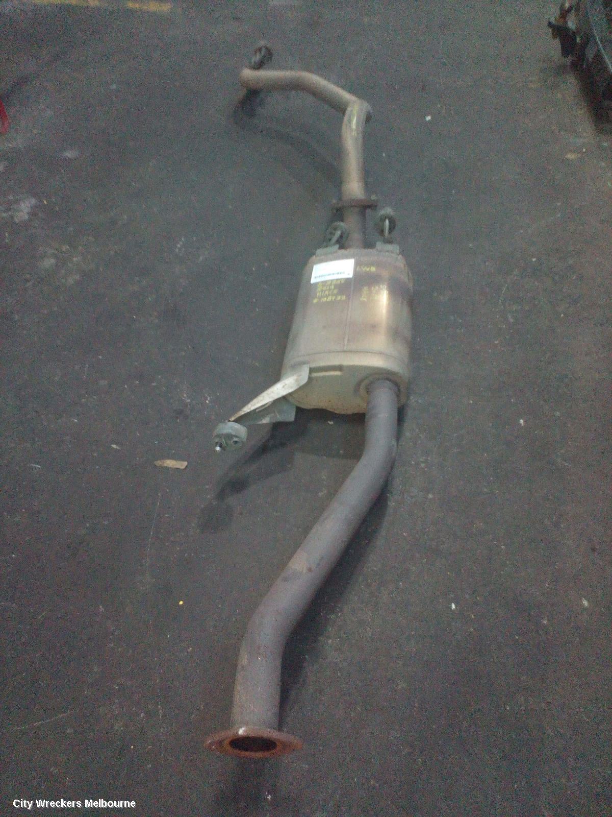 TOYOTA HIACE EXHAUST SYSTEM, 300 SERIES, 02/2019 ONWARDS