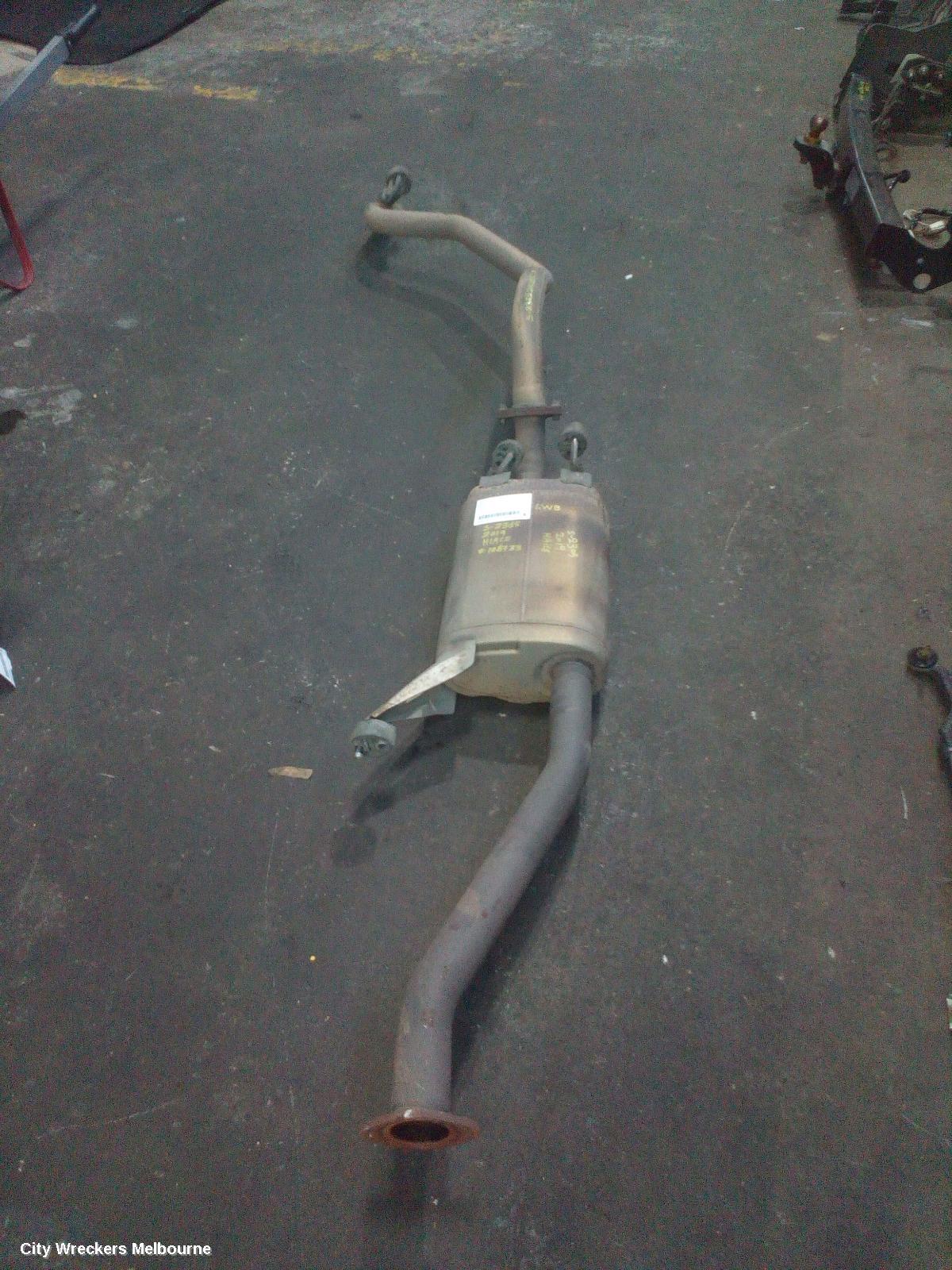 TOYOTA HIACE EXHAUST SYSTEM, 300 SERIES, 02/2019 ONWARDS