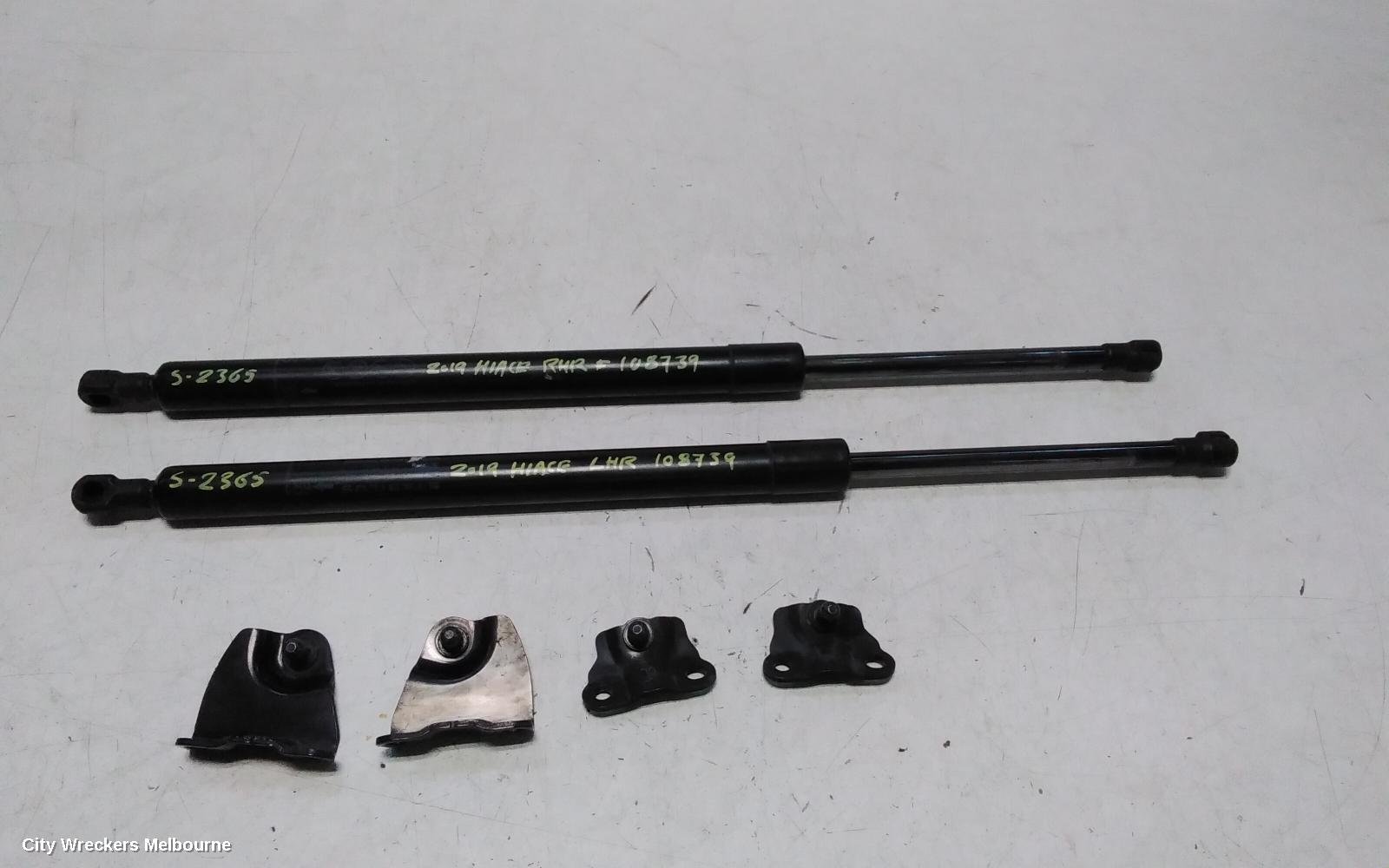 TOYOTA HIACE HATCH STRUT, LWB/SWB, PAIR, 300 SERIES, 02/2019 ONWARDS