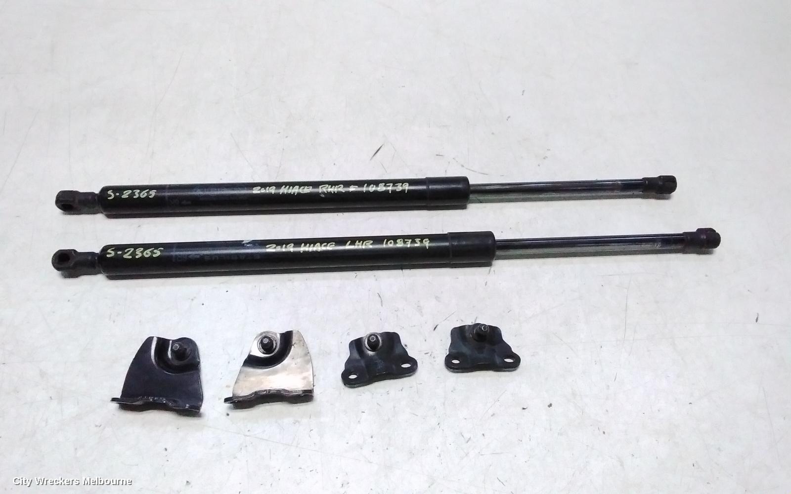 TOYOTA HIACE HATCH STRUT, LWB/SWB, PAIR, 300 SERIES, 02/2019 ONWARDS