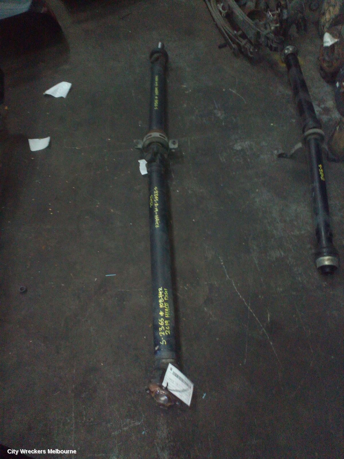 TOYOTA HIACE REAR DRIVE SHAFT, 300 SERIES, 02/2019 ONWARDS