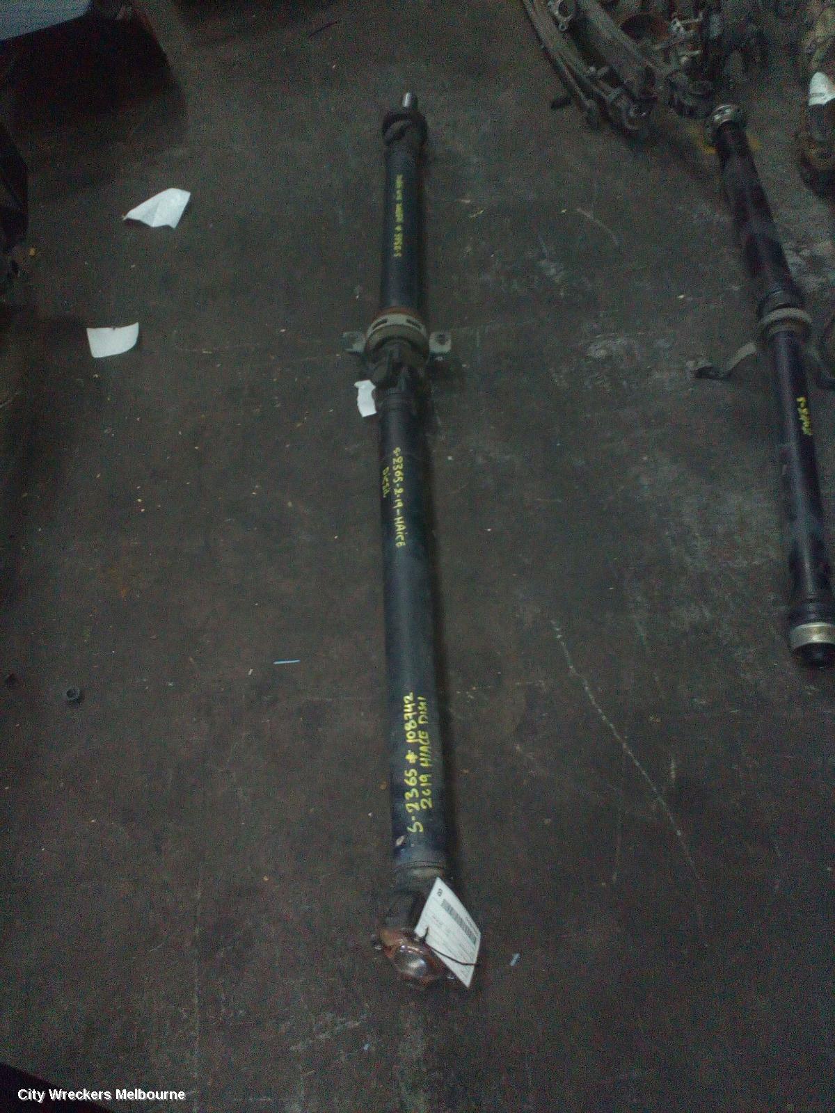 TOYOTA HIACE REAR DRIVE SHAFT, 300 SERIES, 02/2019 ONWARDS