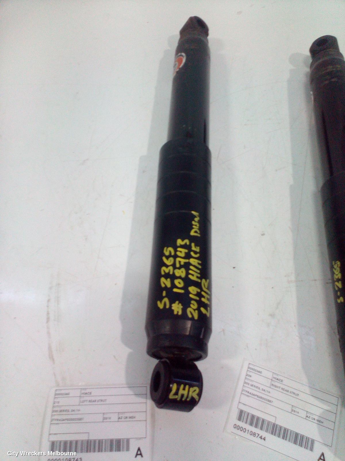 TOYOTA HIACE LEFT REAR STRUT, 300 SERIES, 02/2019 ONWARDS