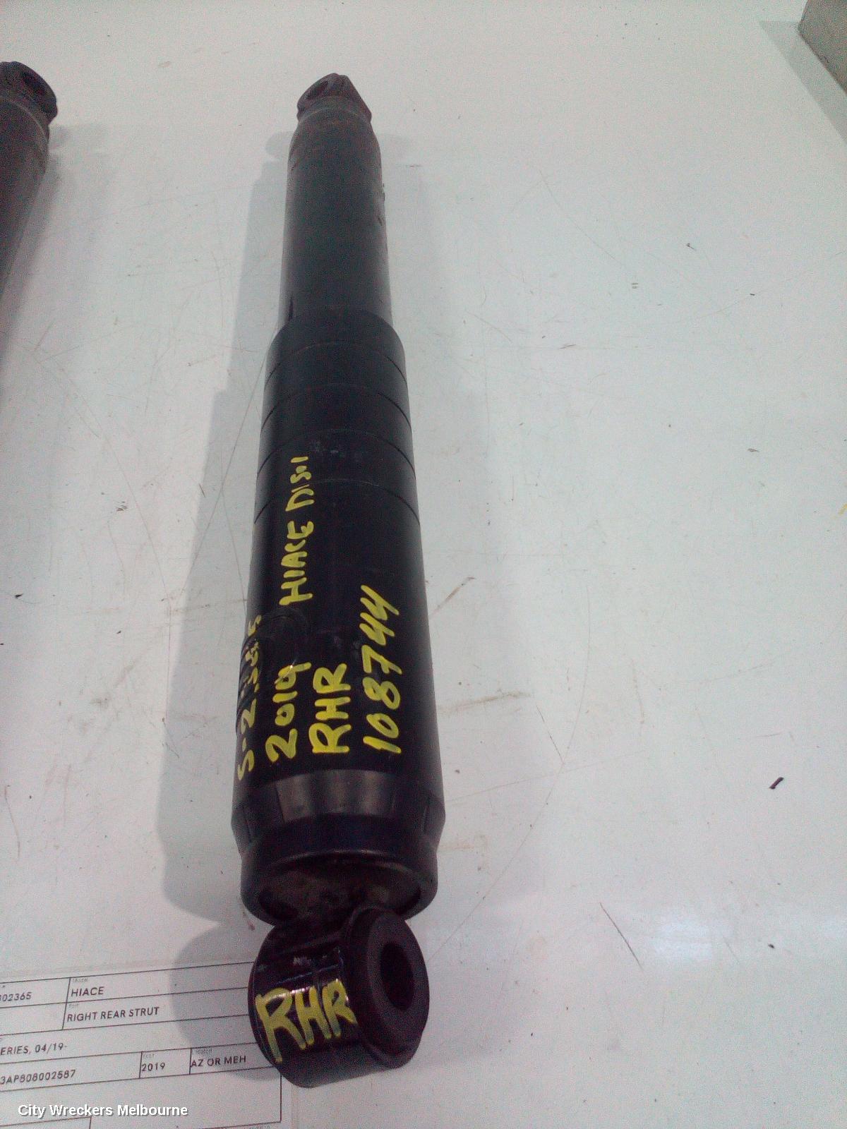 TOYOTA HIACE RIGHT REAR STRUT, 300 SERIES, 02/2019 ONWARDS