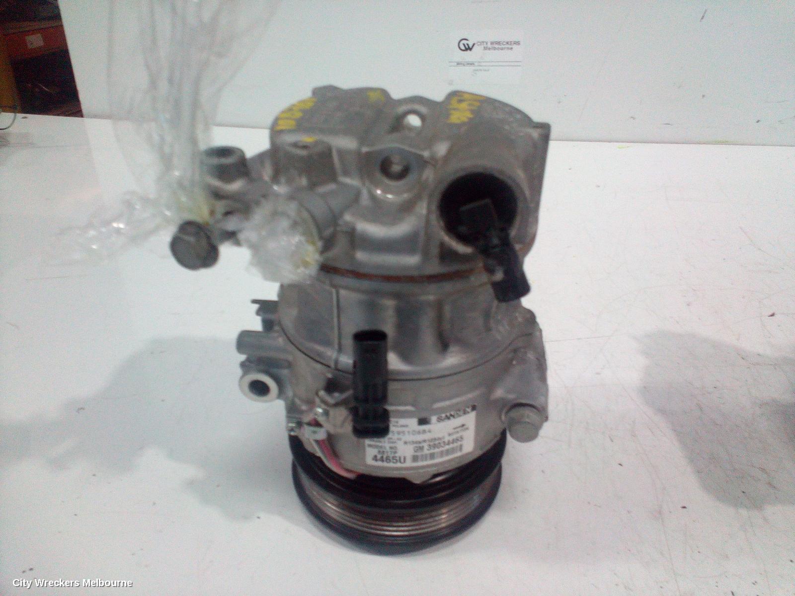 HOLDEN ASTRA A/C COMPRESSOR, BK, 1.6, PETROL, 09/2016 ONWARDS