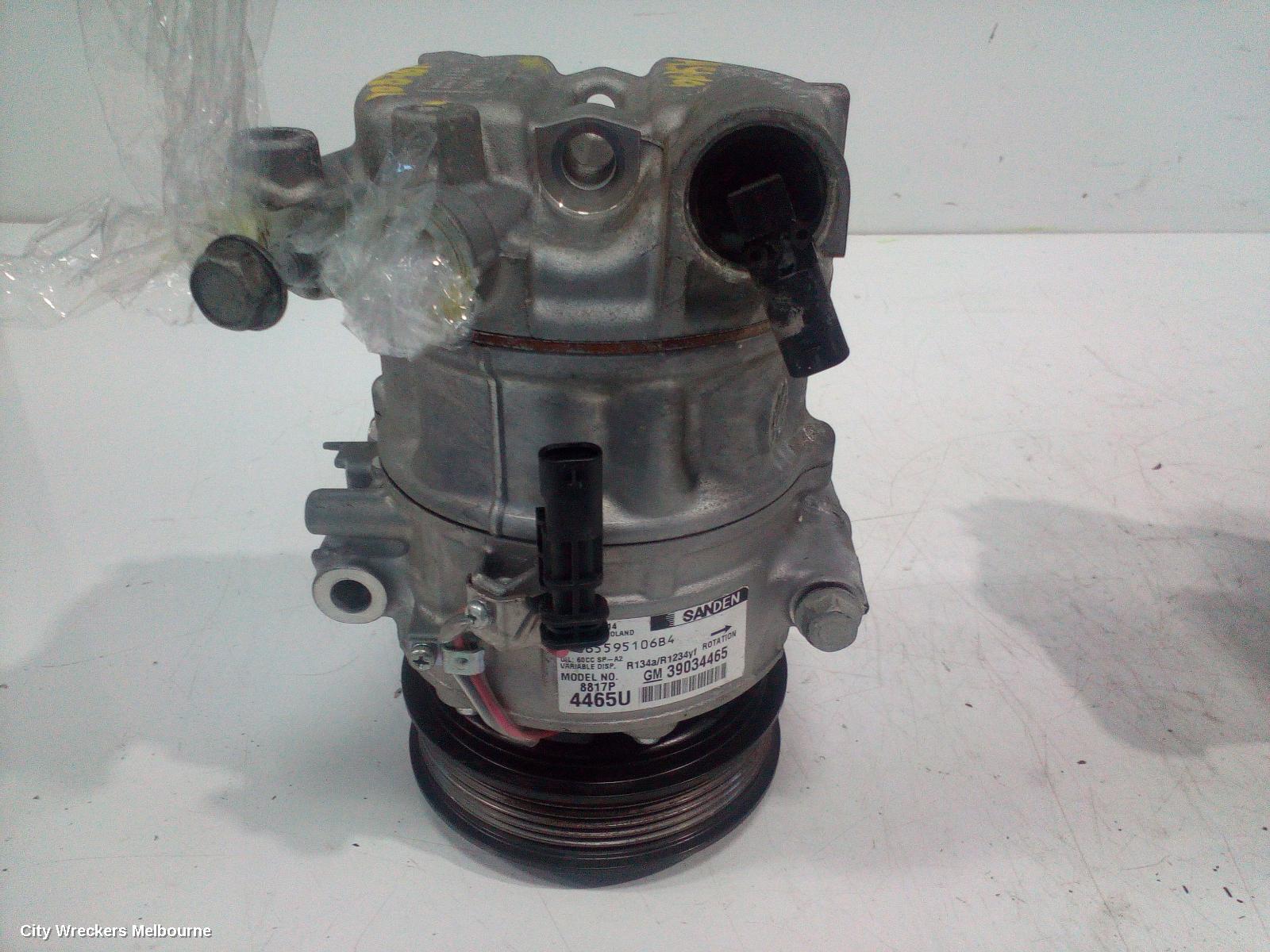 HOLDEN ASTRA A/C COMPRESSOR, BK, 1.6, PETROL, 09/2016 ONWARDS