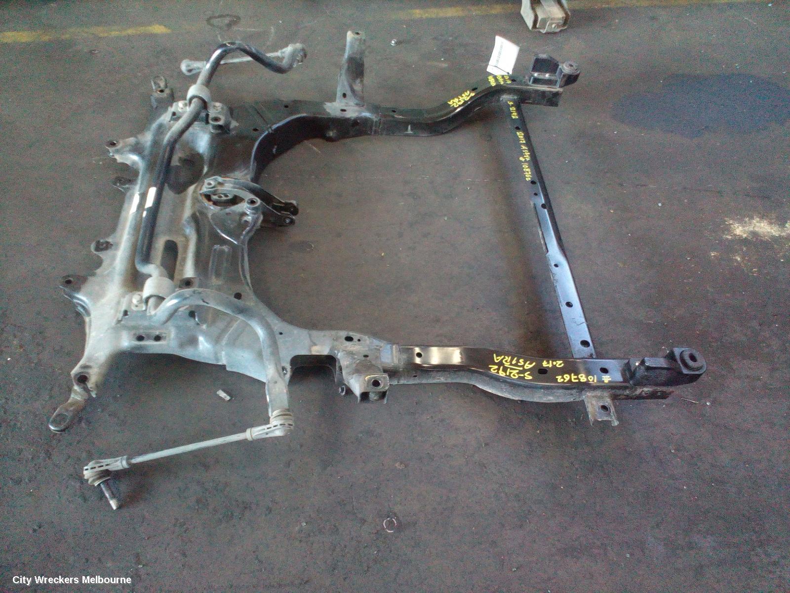 HOLDEN ASTRA FRT XMEMBER/CRADLE, BK, 1.6, PETROL, 09/2016 ONWARDS