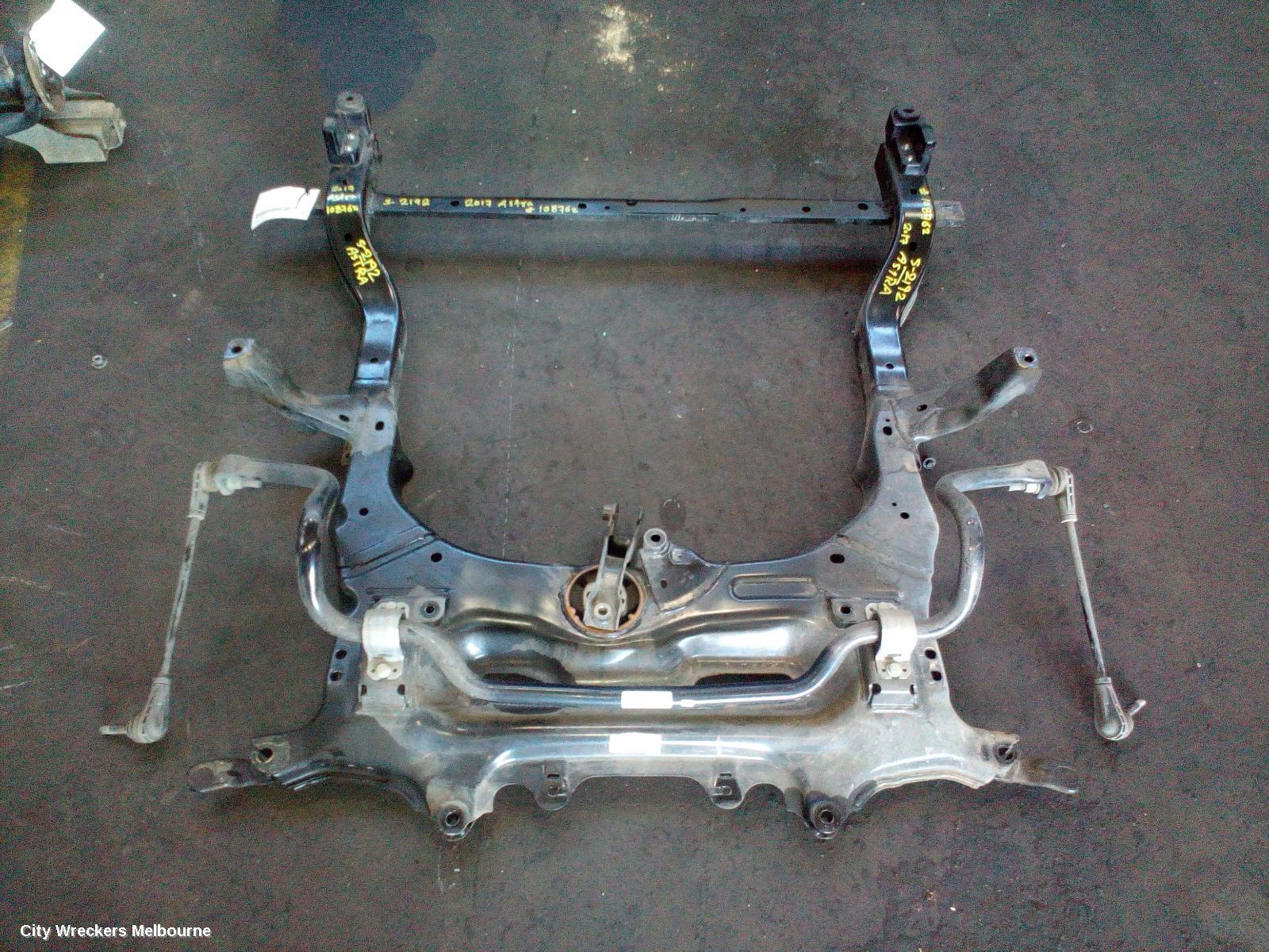 HOLDEN ASTRA FRT XMEMBER/CRADLE, BK, 1.6, PETROL, 09/2016 ONWARDS