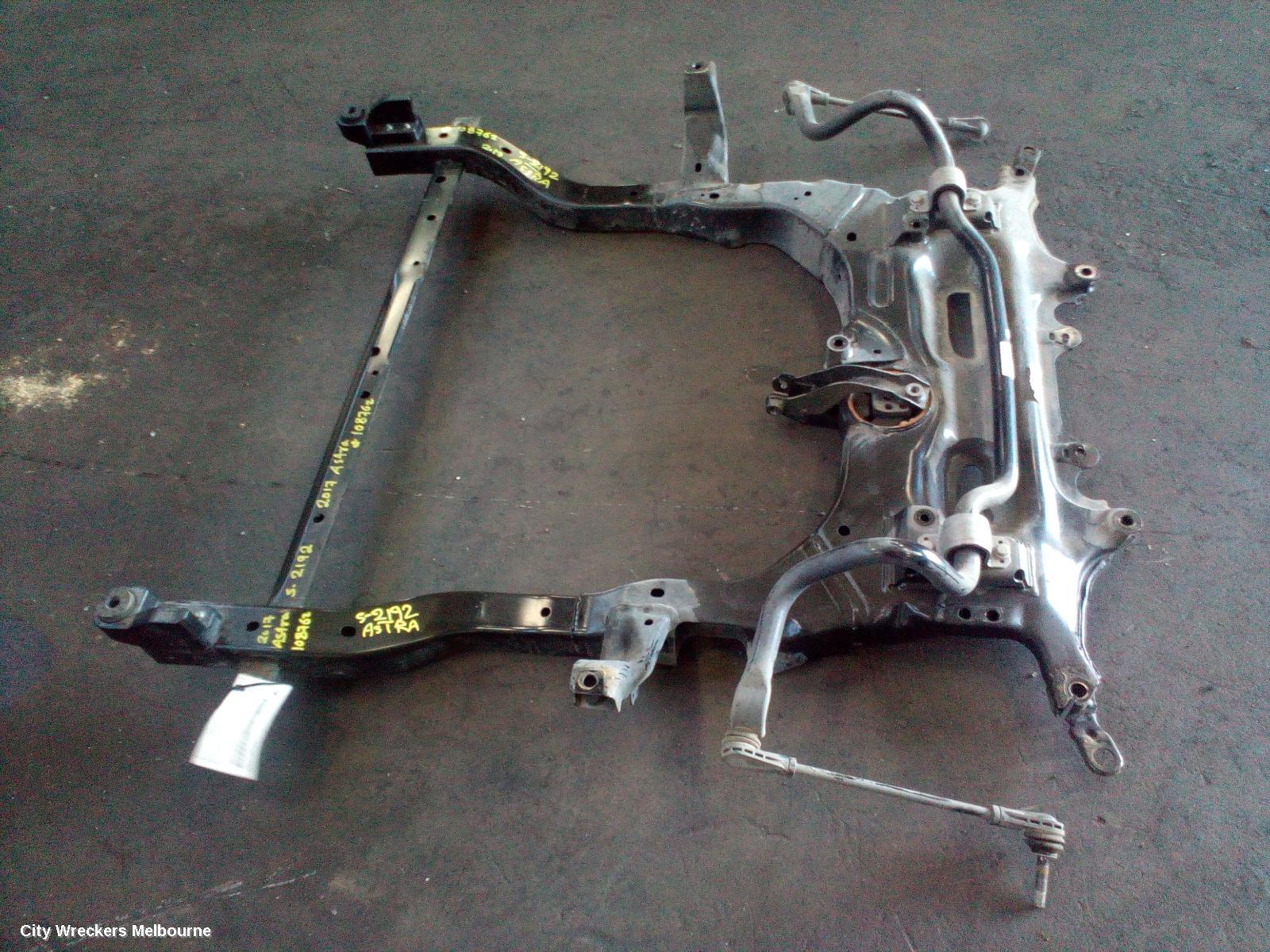 HOLDEN ASTRA FRT XMEMBER/CRADLE, BK, 1.6, PETROL, 09/2016 ONWARDS