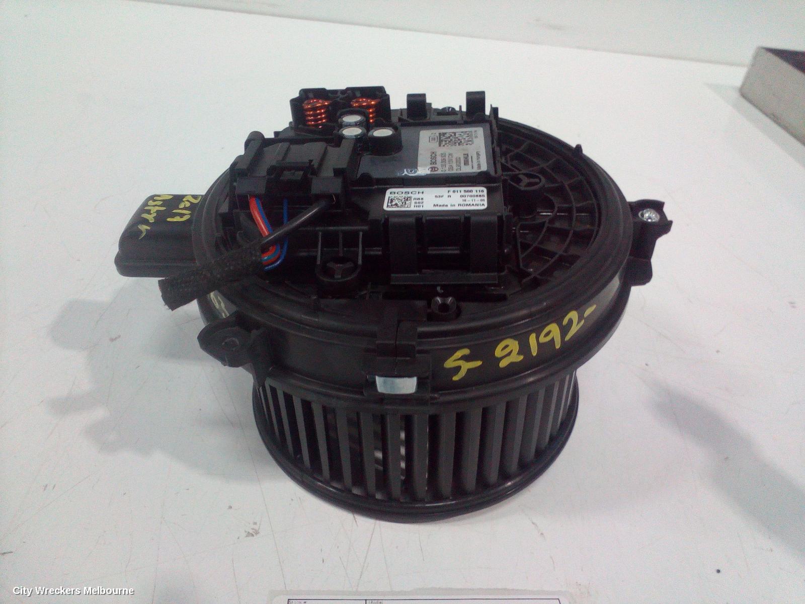 HOLDEN ASTRA HEATER FAN MOTOR, BK-BL, P/N 39010173, 09/2016 - 12/2020