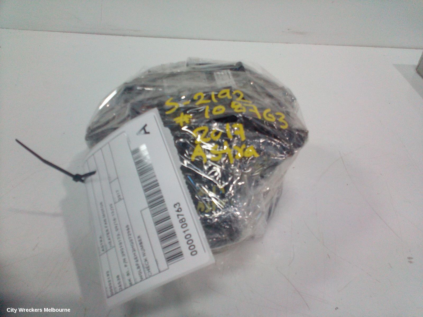 HOLDEN ASTRA HEATER FAN MOTOR, BK-BL, P/N 39010173, 09/2016 - 12/2020