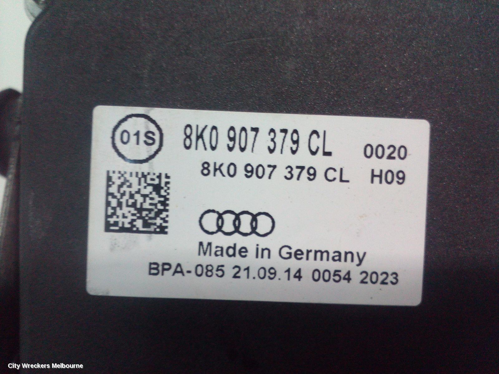 AUDI A5 ABS PUMP/MODULATOR, 8T, P/N 8K0907379CL, 10/2011 - 11/2016