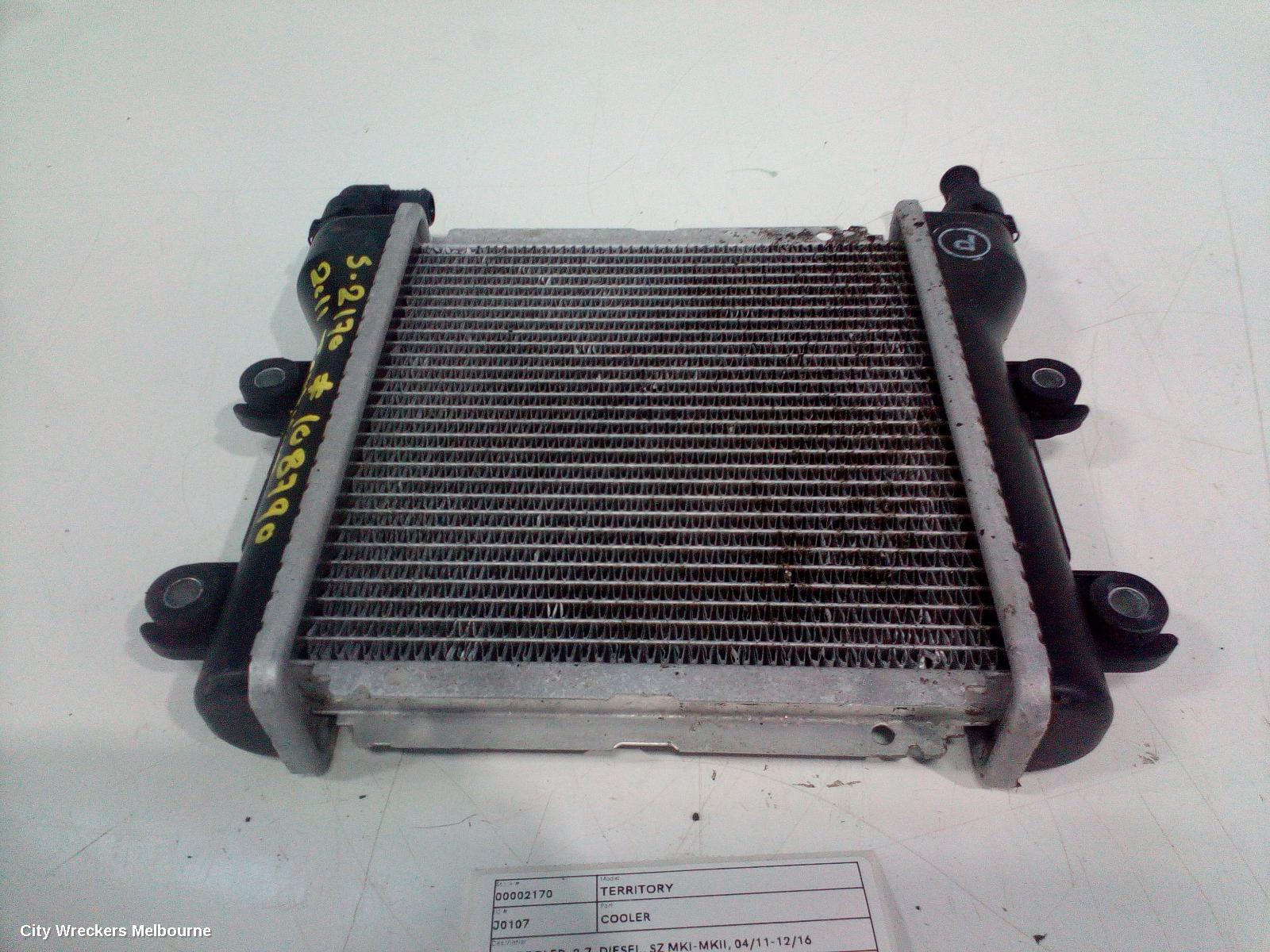 FORD TERRITORY COOLER, OIL COOLER, 2.7, DIESEL, SZ MKI-MKII, 04/2011 - 12/2016