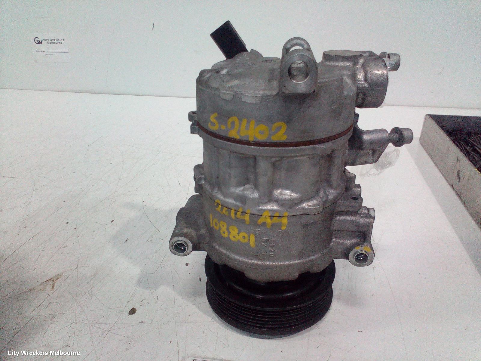 AUDI A4 A/C COMPRESSOR, B8 8K (A4), 2.0, PETROL, 07/2012 - 01/2016