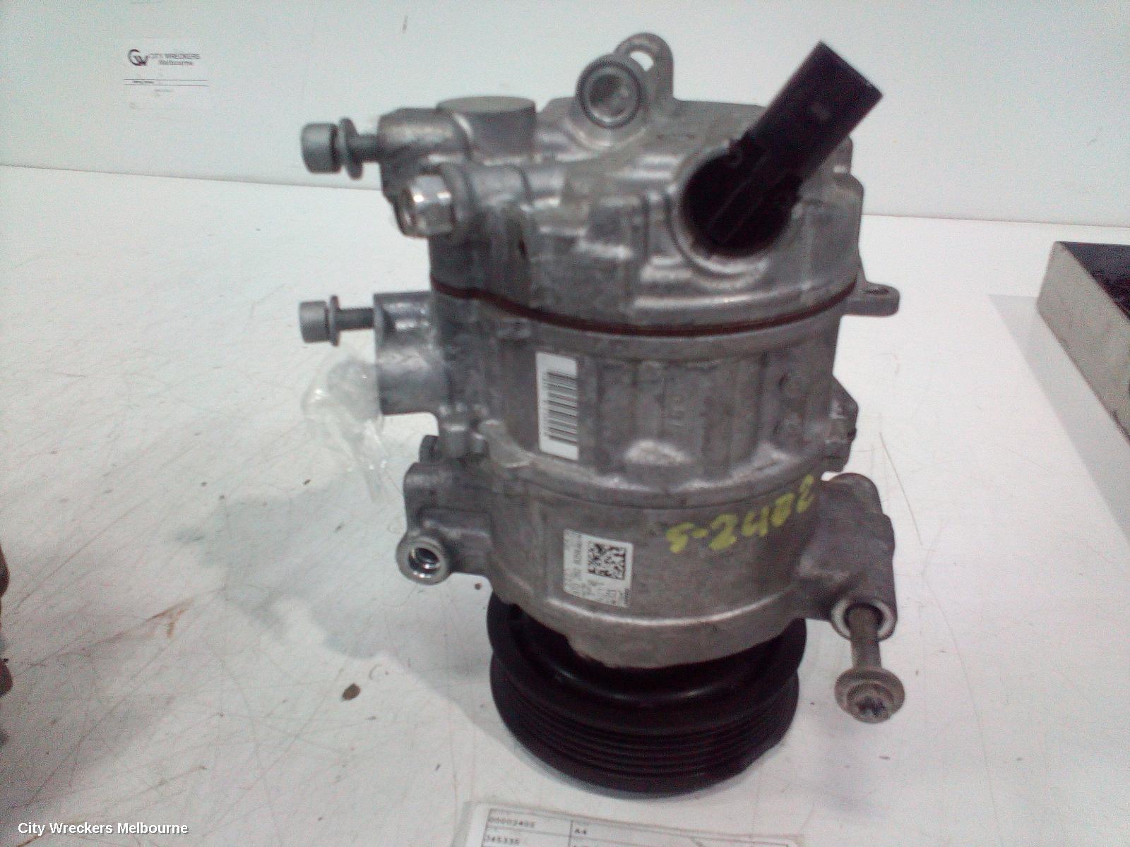 AUDI A4 A/C COMPRESSOR, B8 8K (A4), 2.0, PETROL, 07/2012 - 01/2016
