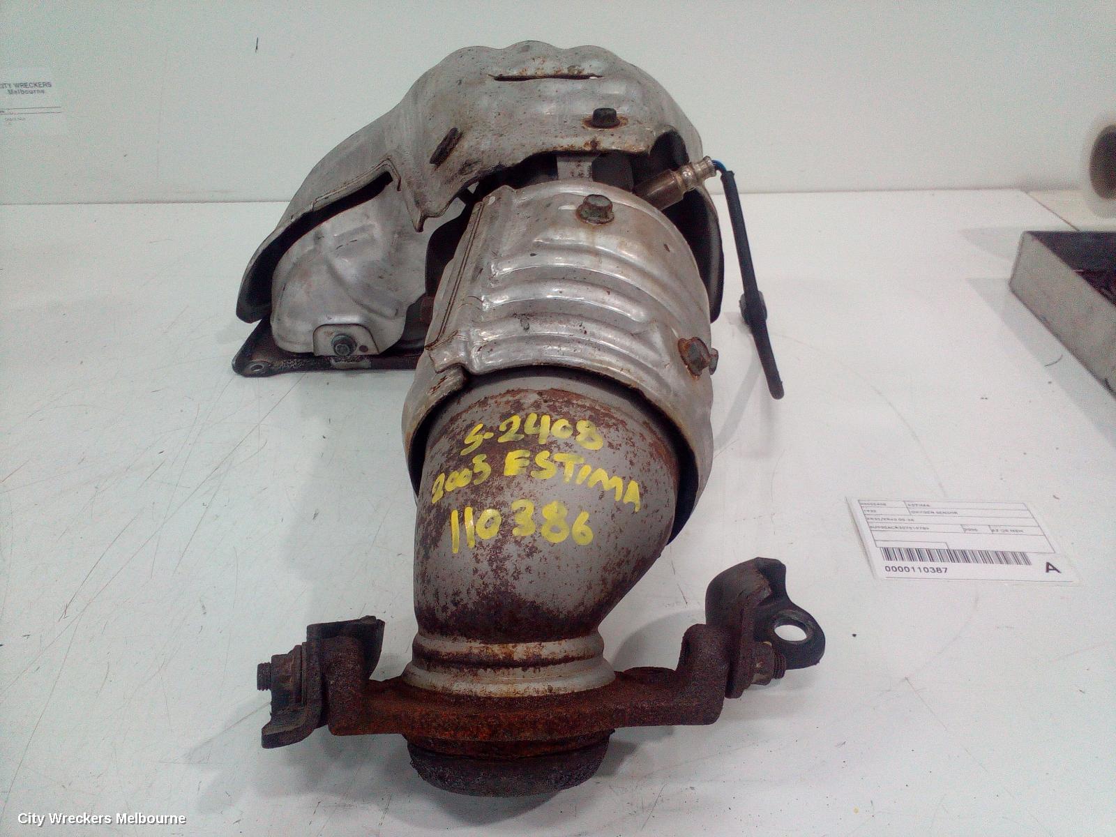TOYOTA ESTIMA CATALYTIC CONVERTER, MANIFOLD-CAT TYPE, PETROL, 2.4, 2AZ, XR30/XR40, 00-06 (IMPORT)