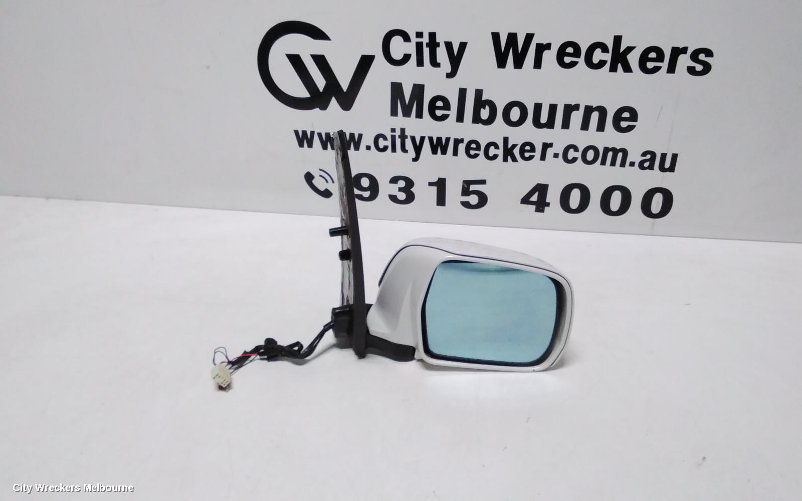 TOYOTA ESTIMA RIGHT DOOR MIRROR, XR30/XR40, 7 WIRE, BIG PLUG, CHROME COVER, BLUE GLASS, 03-06 (IMPORT)