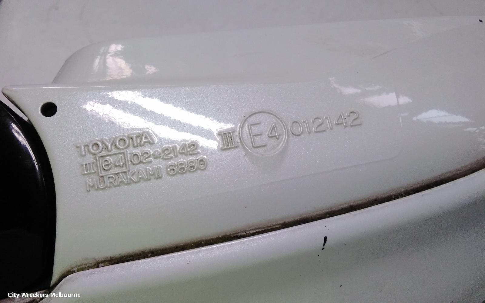 TOYOTA ESTIMA RIGHT DOOR MIRROR, XR30/XR40, 7 WIRE, BIG PLUG, CHROME COVER, BLUE GLASS, 03-06 (IMPORT)