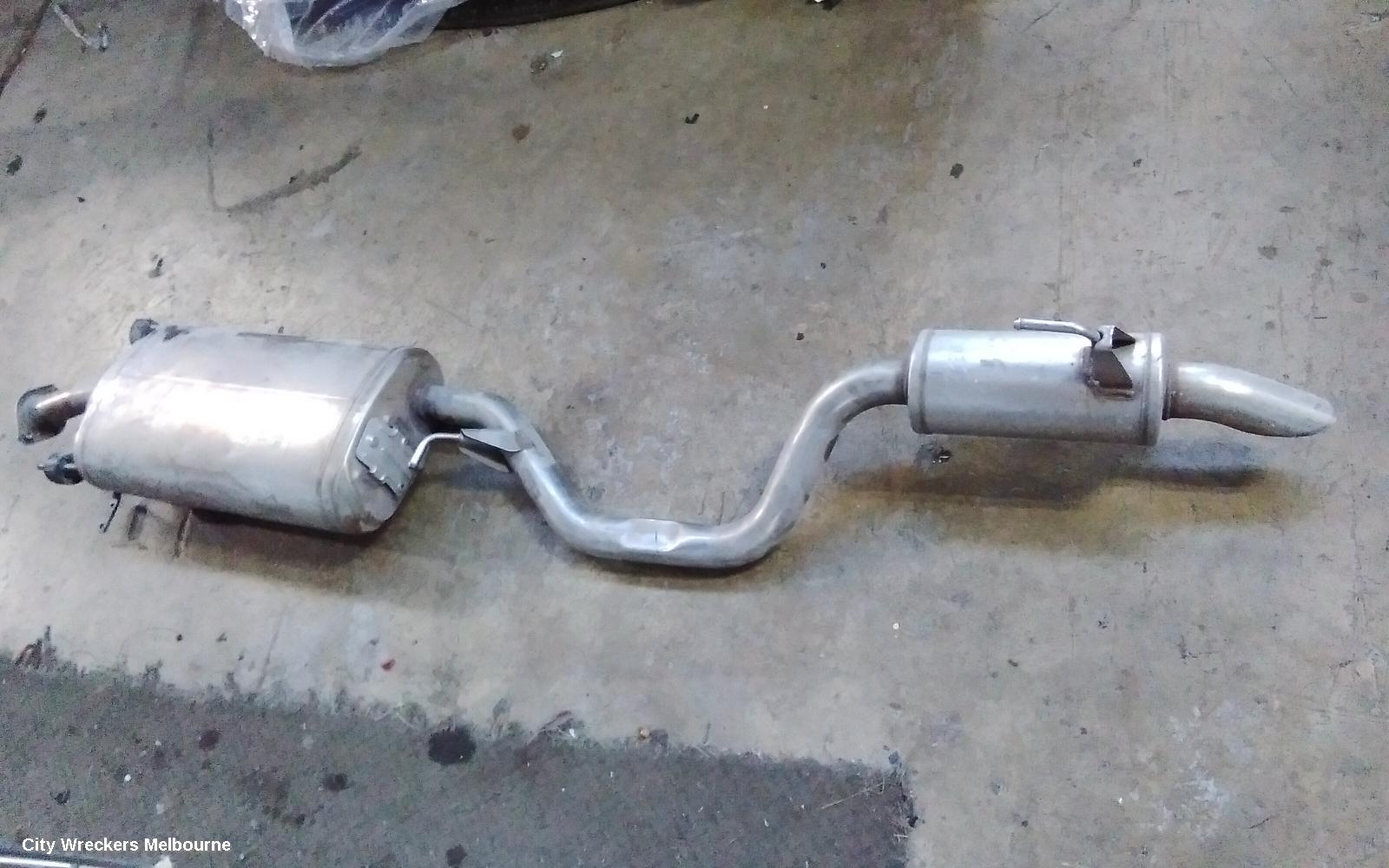 TOYOTA KLUGER EXHAUST SYSTEM, XU70 SERIES, 03/2021 ONWARDS