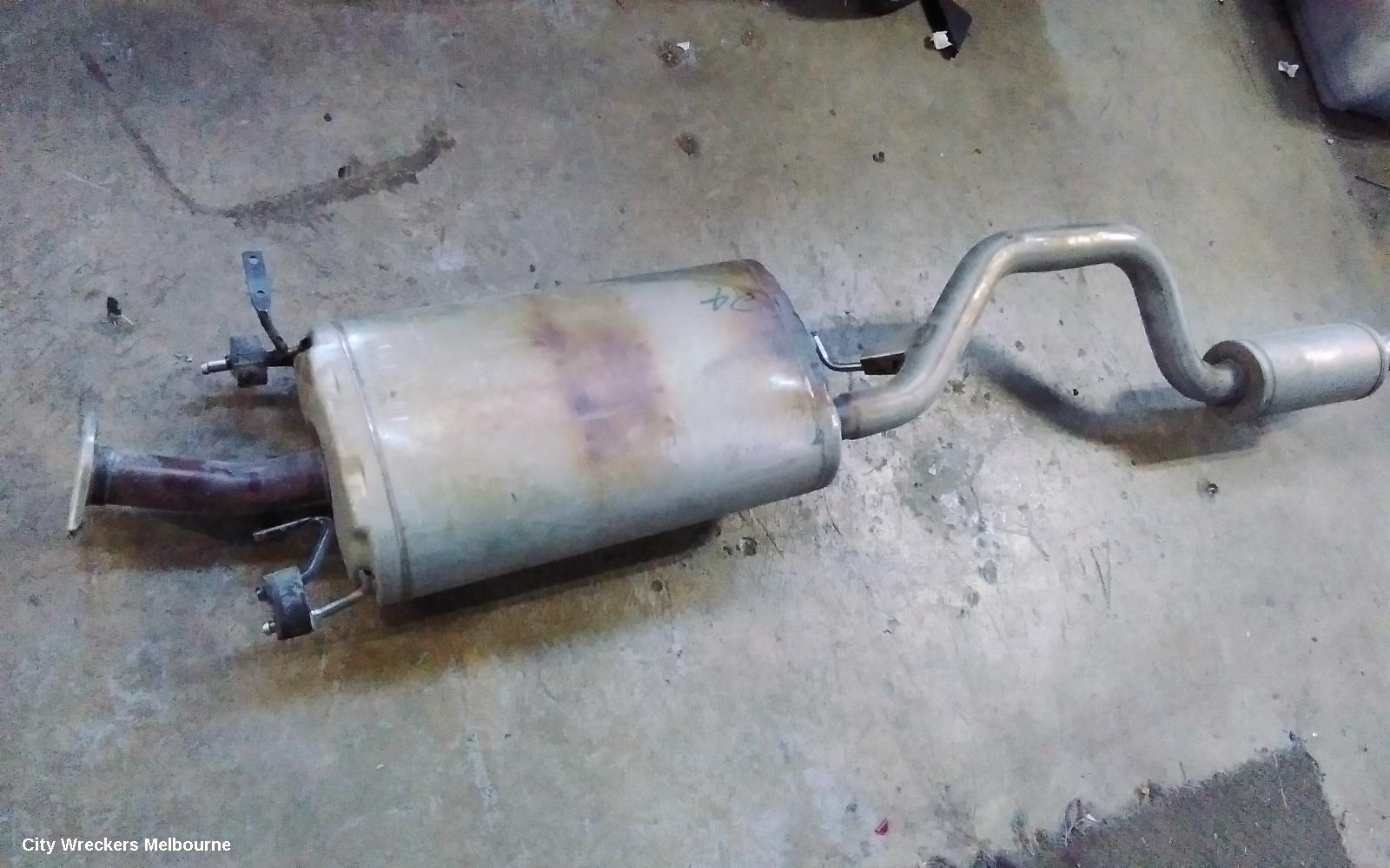 TOYOTA KLUGER EXHAUST SYSTEM, XU70 SERIES, 03/2021 ONWARDS