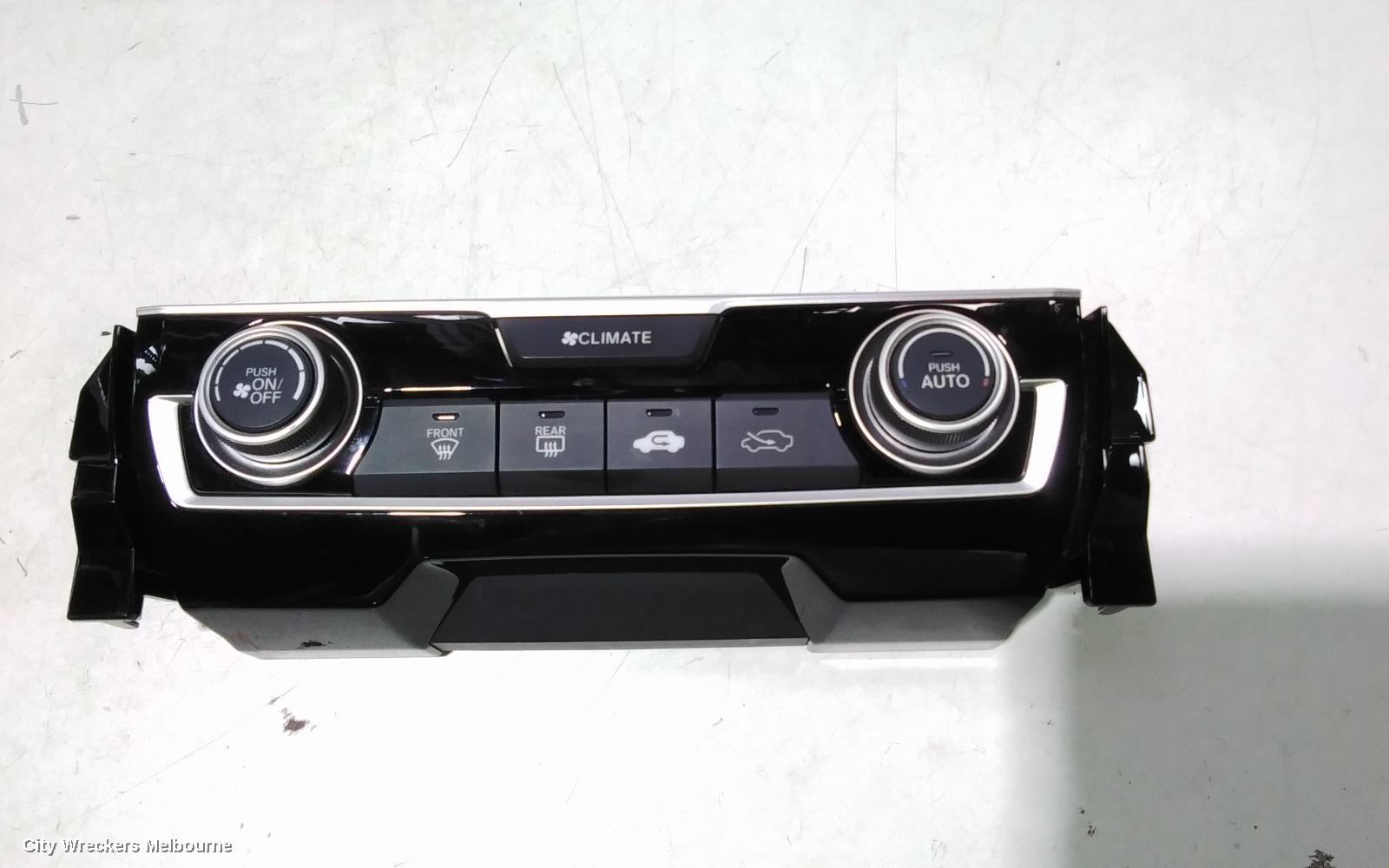 HONDA CIVIC HEATER/AC CONTROLS, 10TH GEN, DUAL ZONE CLIMATE CONTROL TYPE, 05/2016 - 08/2021