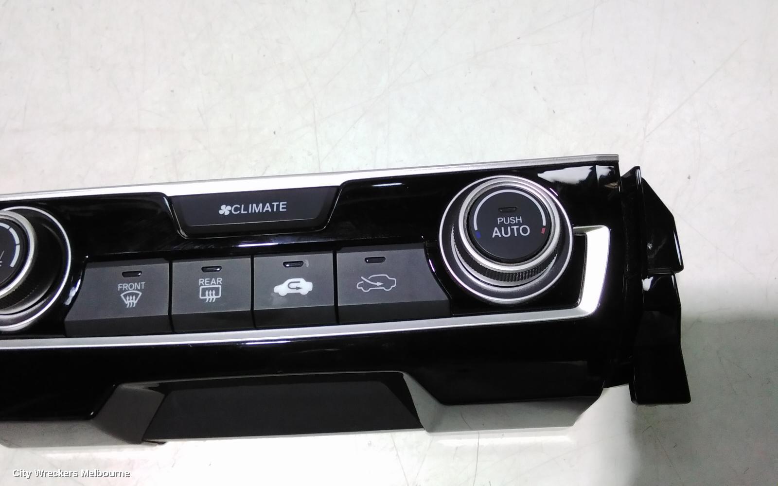 HONDA CIVIC HEATER/AC CONTROLS, 10TH GEN, DUAL ZONE CLIMATE CONTROL TYPE, 05/2016 - 08/2021