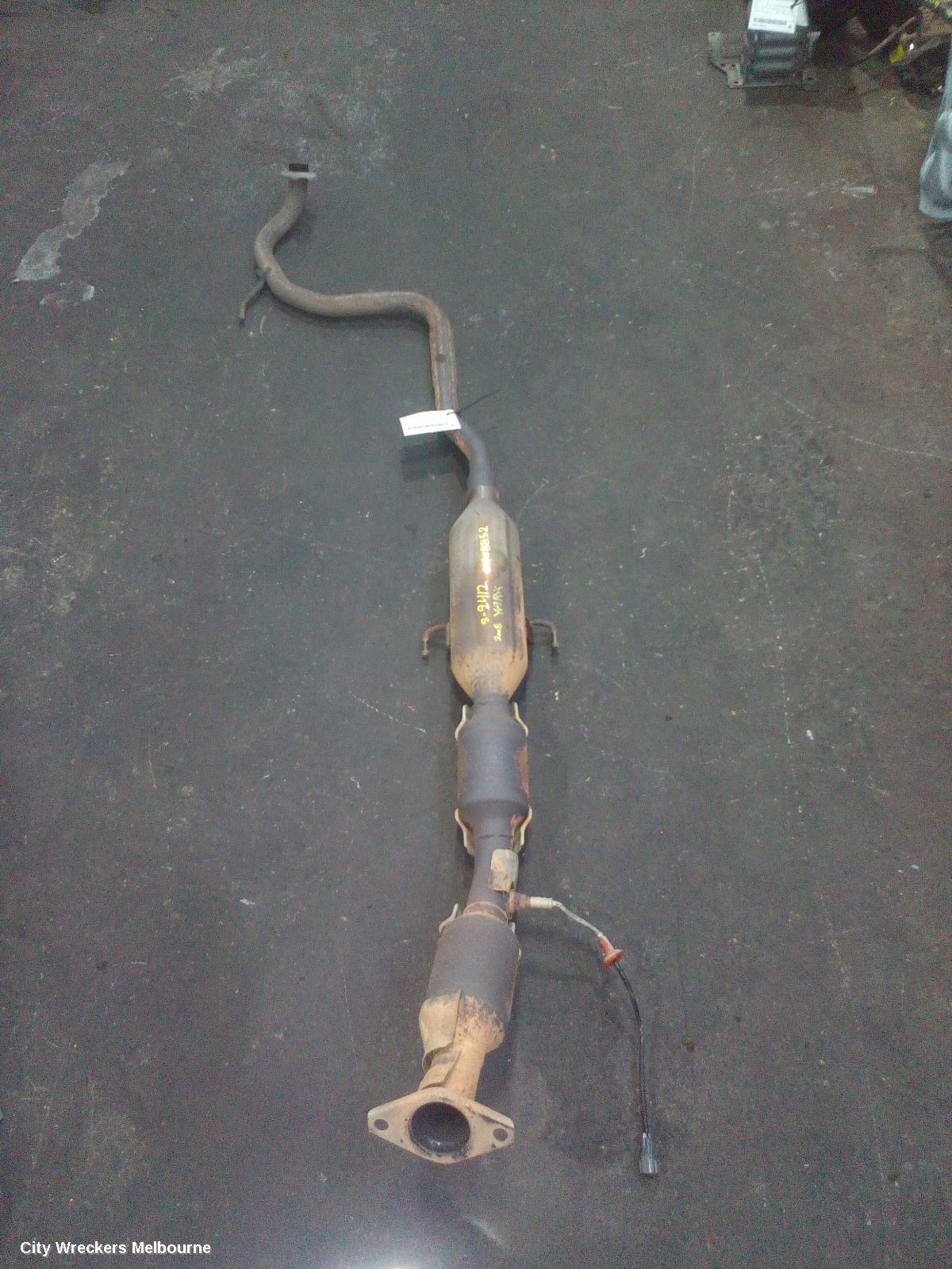 TOYOTA YARIS CATALYTIC CONVERTER, UNDER CAR-CAT TYPE, 1.3, 2NZ, PETROL, NCP9#, 10/2005 - 07/2011