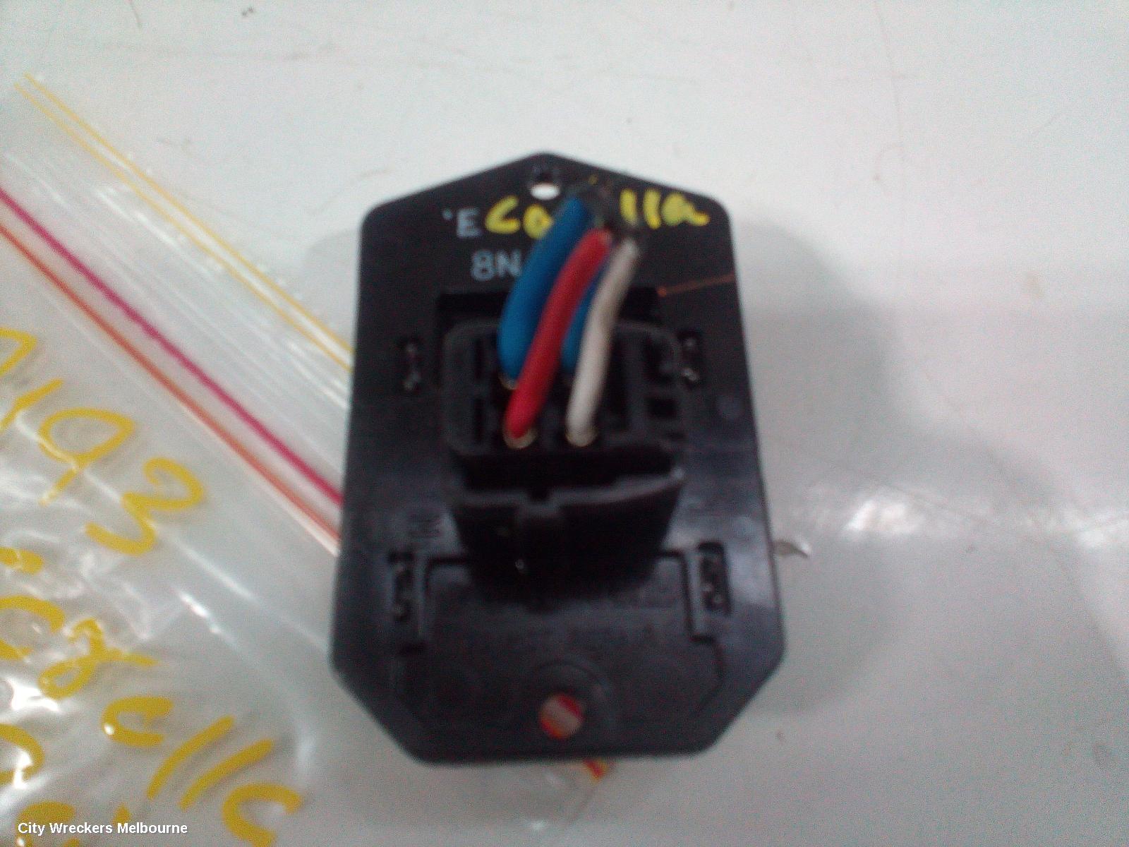 TOYOTA COROLLA FAN SPEED RESISTOR, ZRE152/20153R, SEDAN, 03/2007 - 12/2013