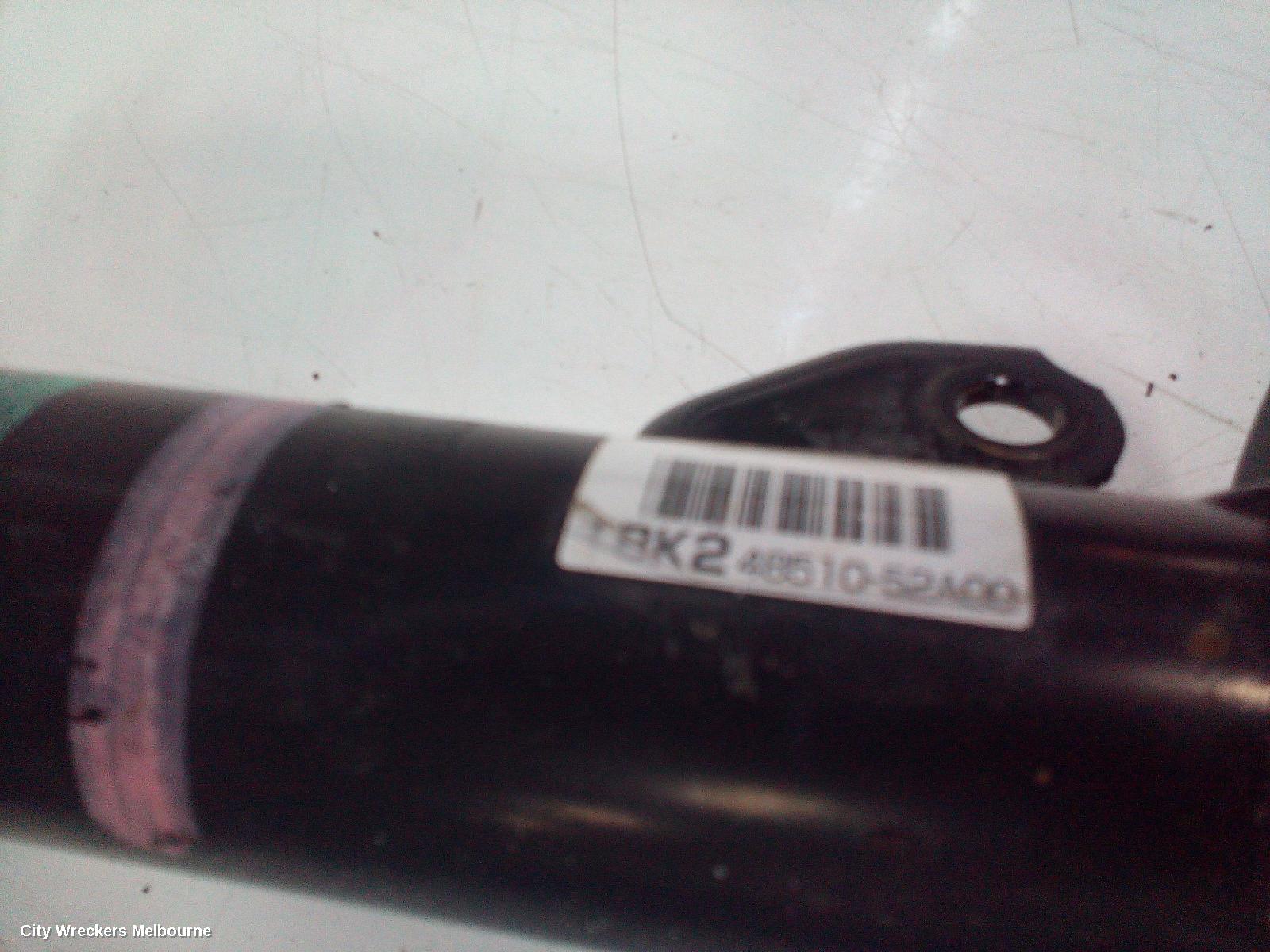 TOYOTA YARIS RIGHT FRONT STRUT, NCP9#, HATCH, 10/2005 - 04/2014