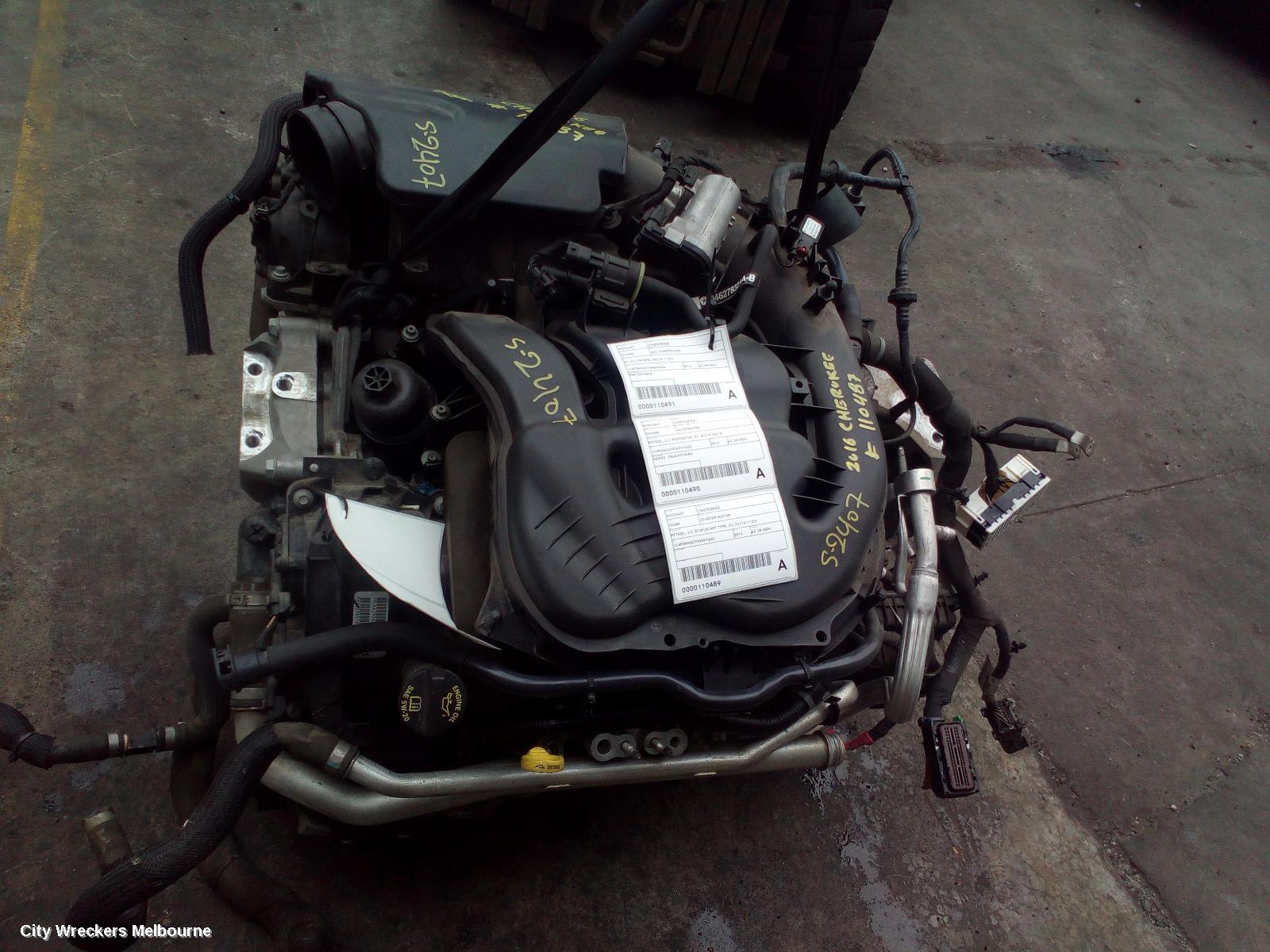 JEEP CHEROKEE ENGINE, PETROL, 3.2, PENTASTAR, KL, 02/2014 - 11/2022