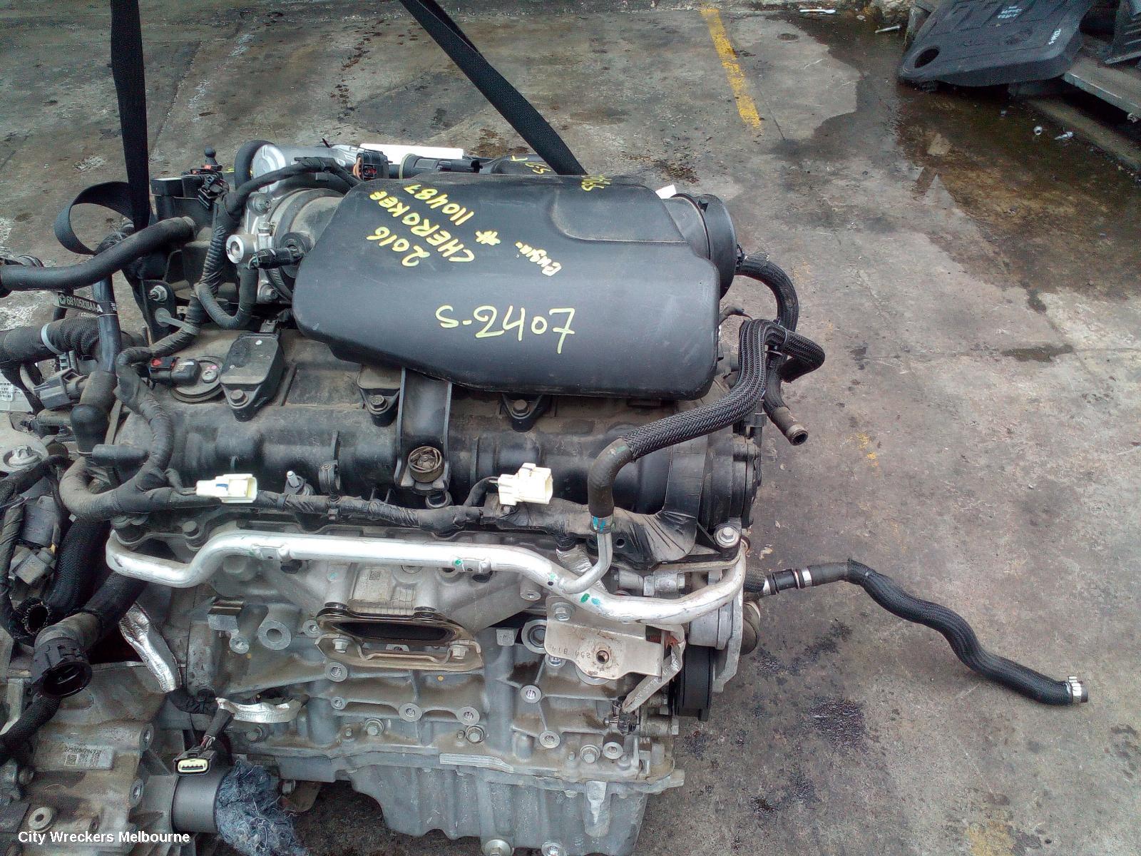 JEEP CHEROKEE ENGINE, PETROL, 3.2, PENTASTAR, KL, 02/2014 - 11/2022