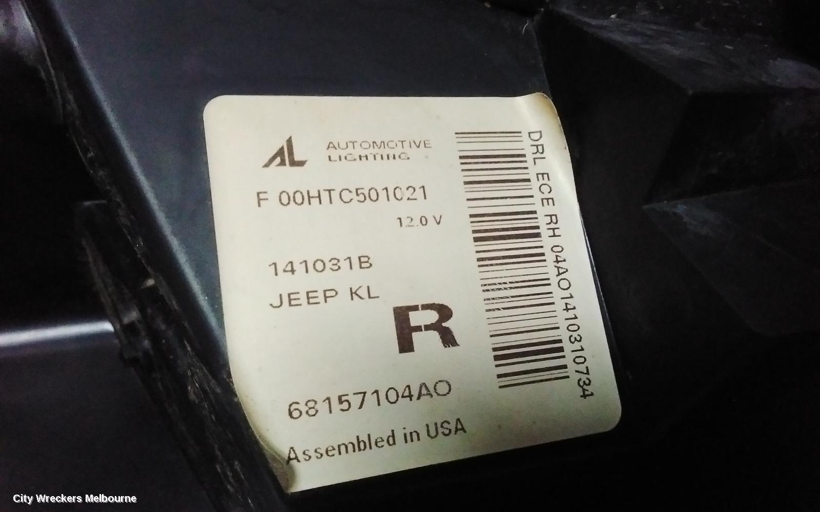 JEEP CHEROKEE RIGHT INDICATOR/FOG/SIDE, DAYTIME RUNNING LAMP, KL, 02/2014 - 03/2018