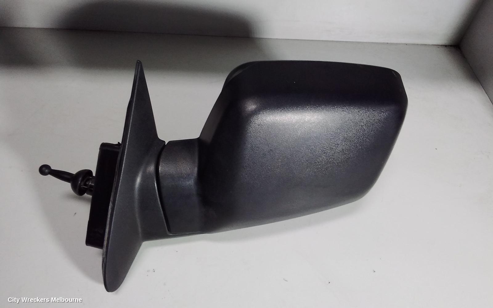 KIA PREGIO LEFT DOOR MIRROR, CT, MANUAL, SQUARE TYPE, 07/2004 - 01/2006