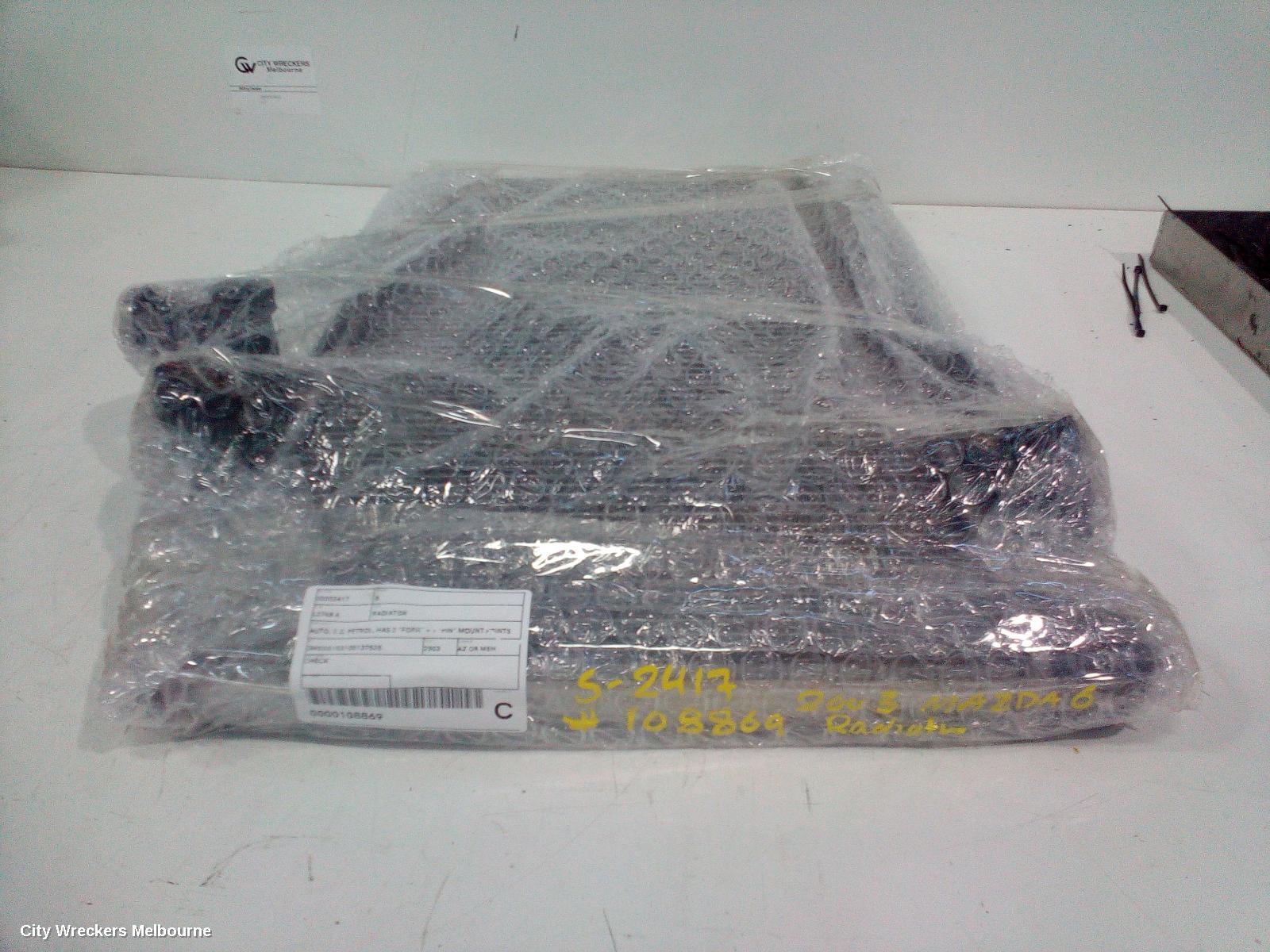 MAZDA 6 RADIATOR, AUTO, 2.3, PETROL, HAS 2 