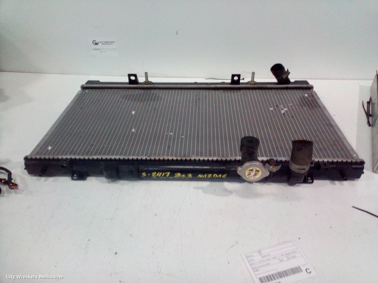 MAZDA 6 RADIATOR, AUTO, 2.3, PETROL, HAS 2 