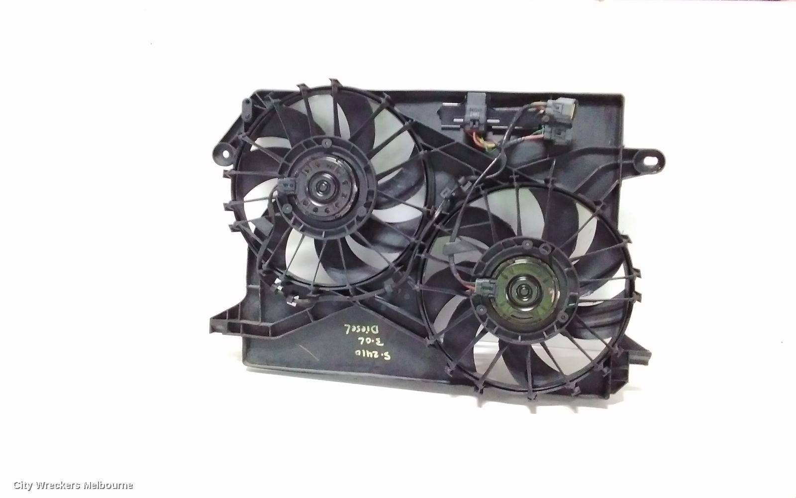 CHRYSLER 300C FAN, DUAL FAN, 3.0, DIESEL, 04/2006 - 12/2011