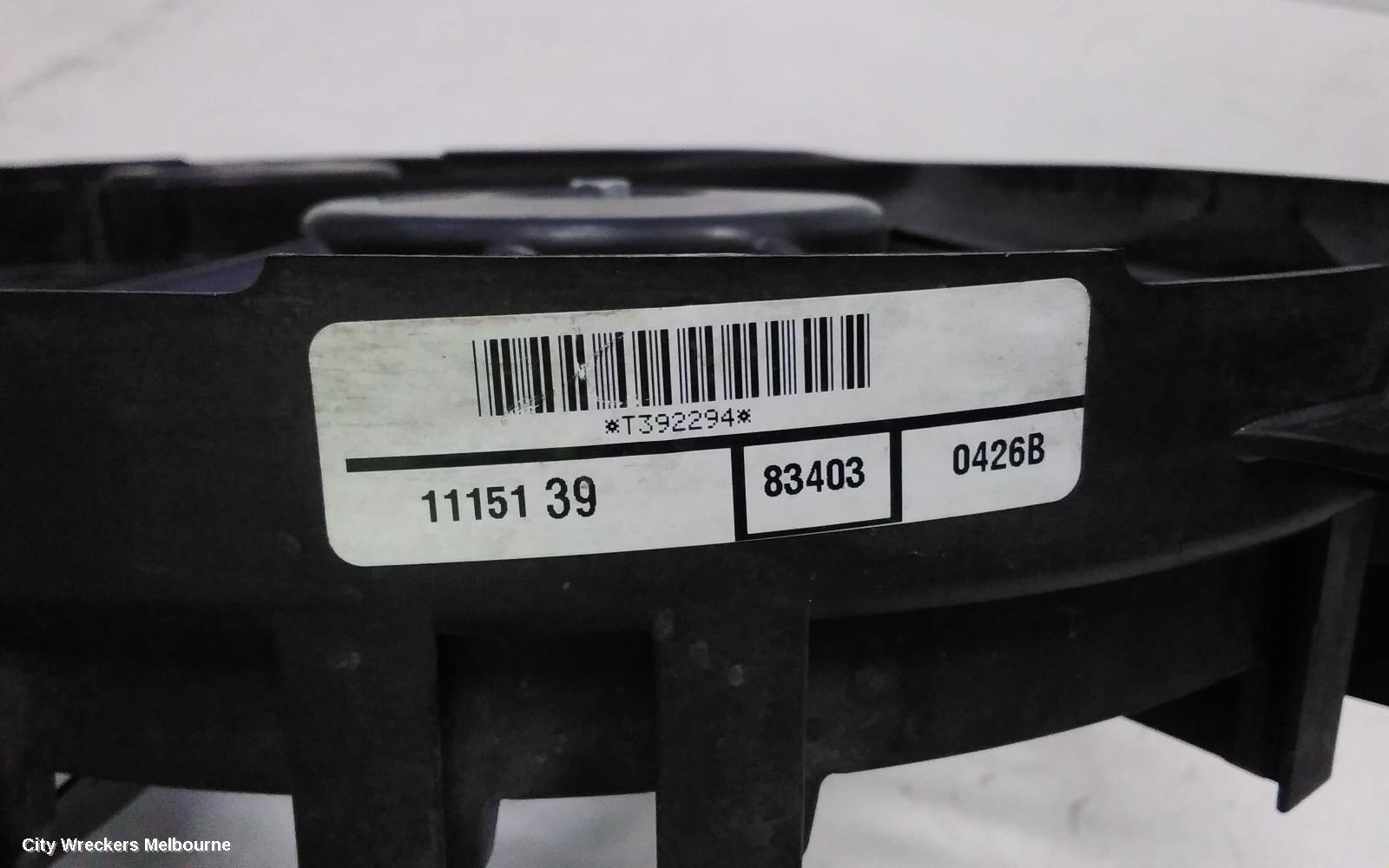 CHRYSLER 300C FAN, DUAL FAN, 3.0, DIESEL, 04/2006 - 12/2011
