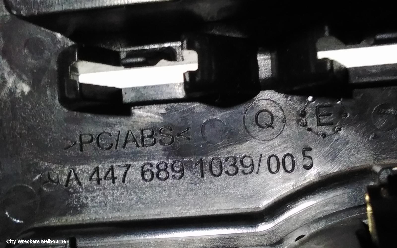 MERCEDES VITO COMBINATION SWITCH, 447, HEADLAMP SWITCH, 03/2015 ONWARDS