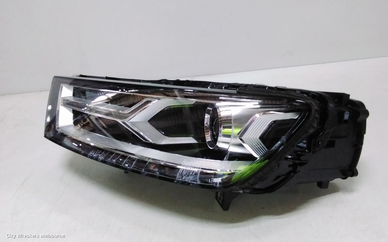 AUDI Q7 LEFT HEADLAMP, 4M, LED, NON MATRIX TYPE, 09/2015 - 03/2020