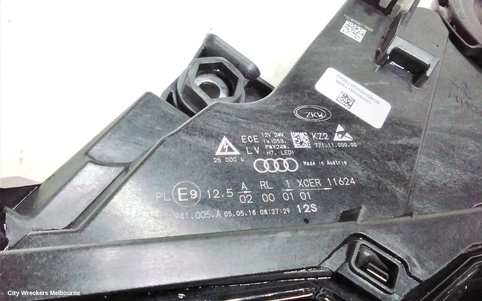 AUDI Q7 LEFT HEADLAMP, 4M, LED, NON MATRIX TYPE, 09/2015 - 03/2020
