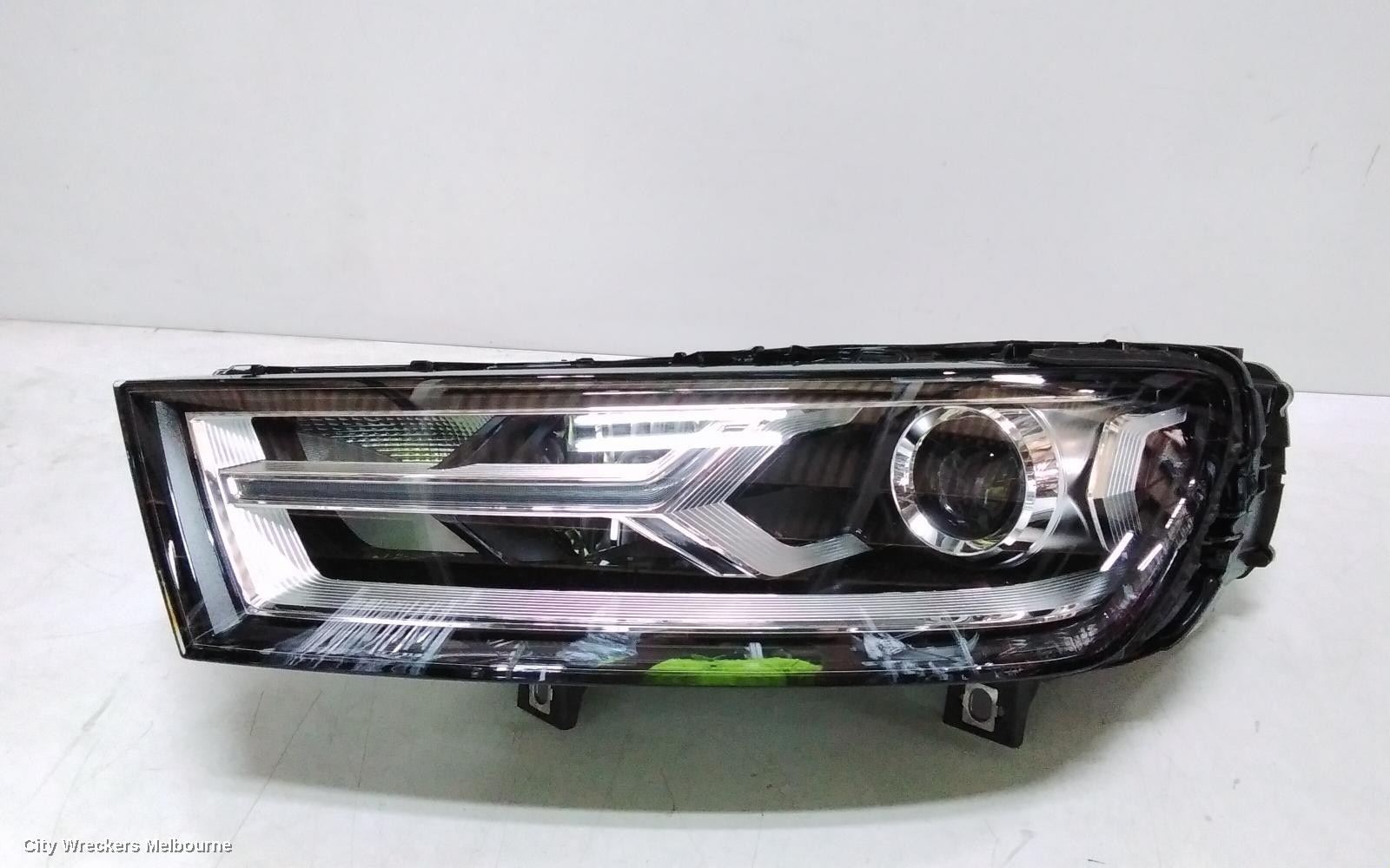 AUDI Q7 LEFT HEADLAMP, 4M, LED, NON MATRIX TYPE, 09/2015 - 03/2020