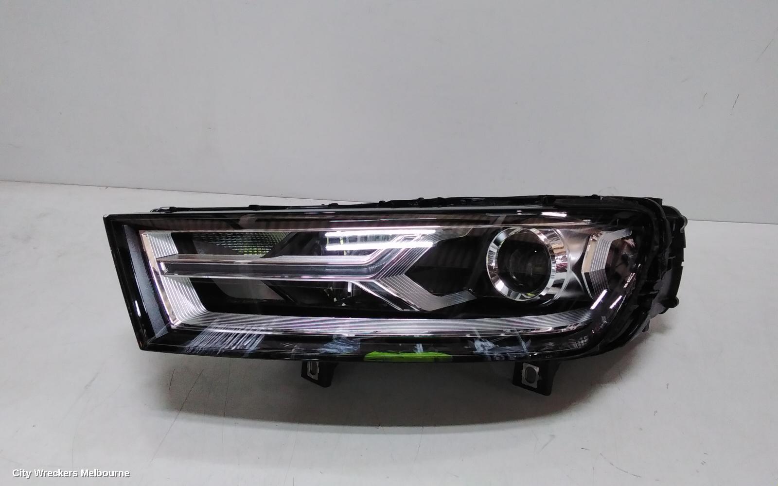 AUDI Q7 LEFT HEADLAMP, 4M, LED, NON MATRIX TYPE, 09/2015 - 03/2020