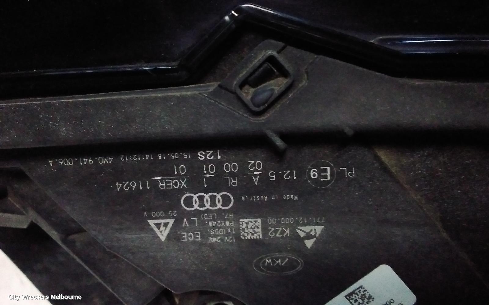 AUDI Q7 RIGHT HEADLAMP, 4M, LED, NON MATRIX TYPE, 09/2015 - 03/2020