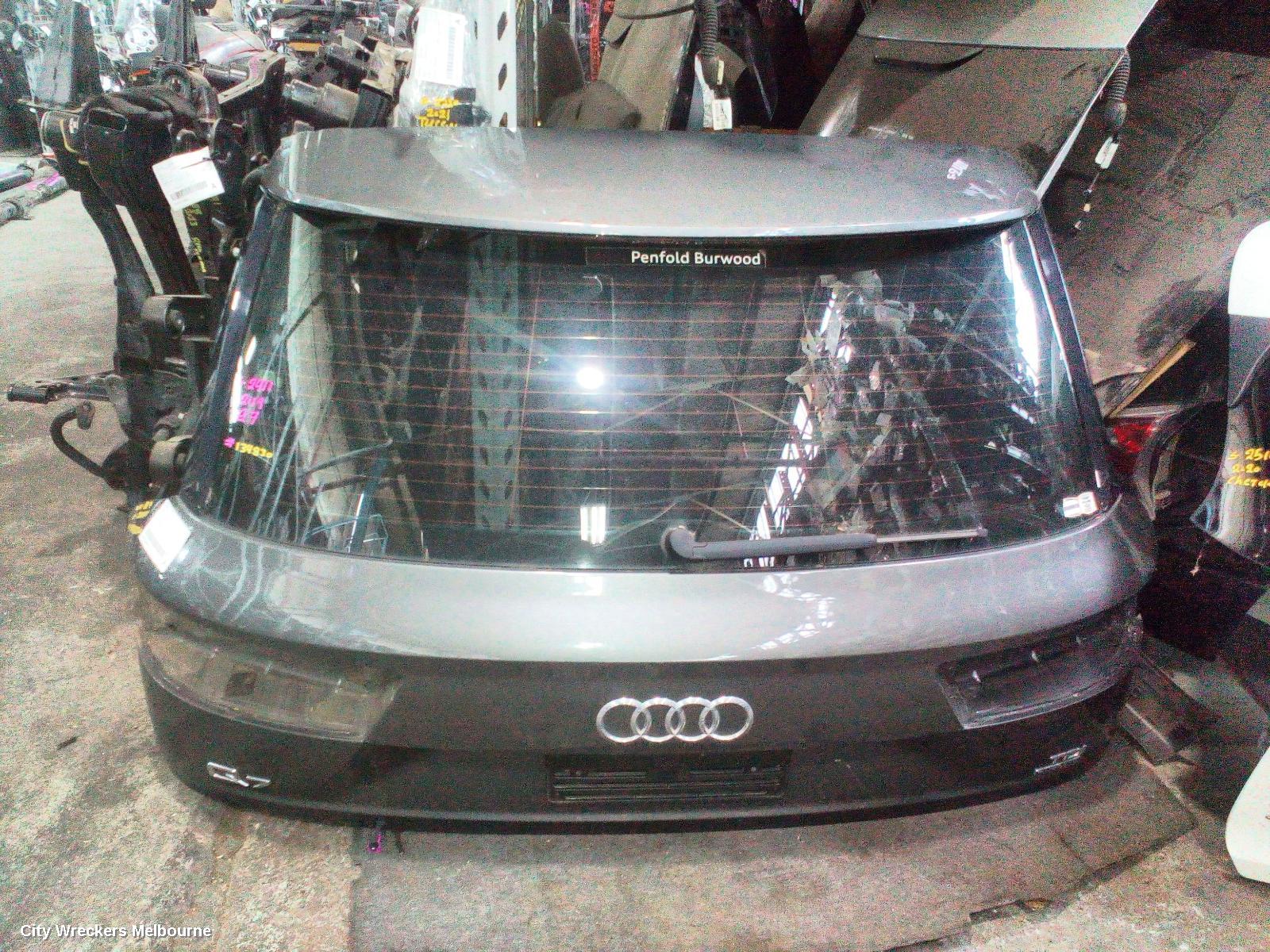 AUDI Q7 BOOTLID/TAILGATE, TAILGATE, 4M, 09/2015 - 03/2020