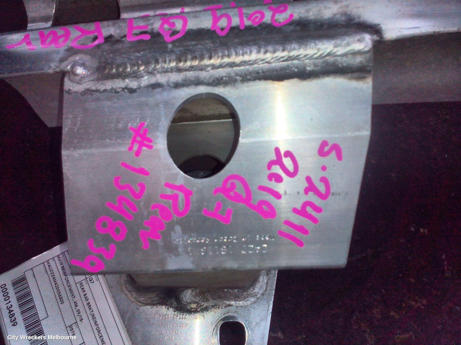 AUDI Q7 R/BAR BRACKET/REINFO, MAIN REINFORCEMENT, 4M, 09/2015 ONWARDS