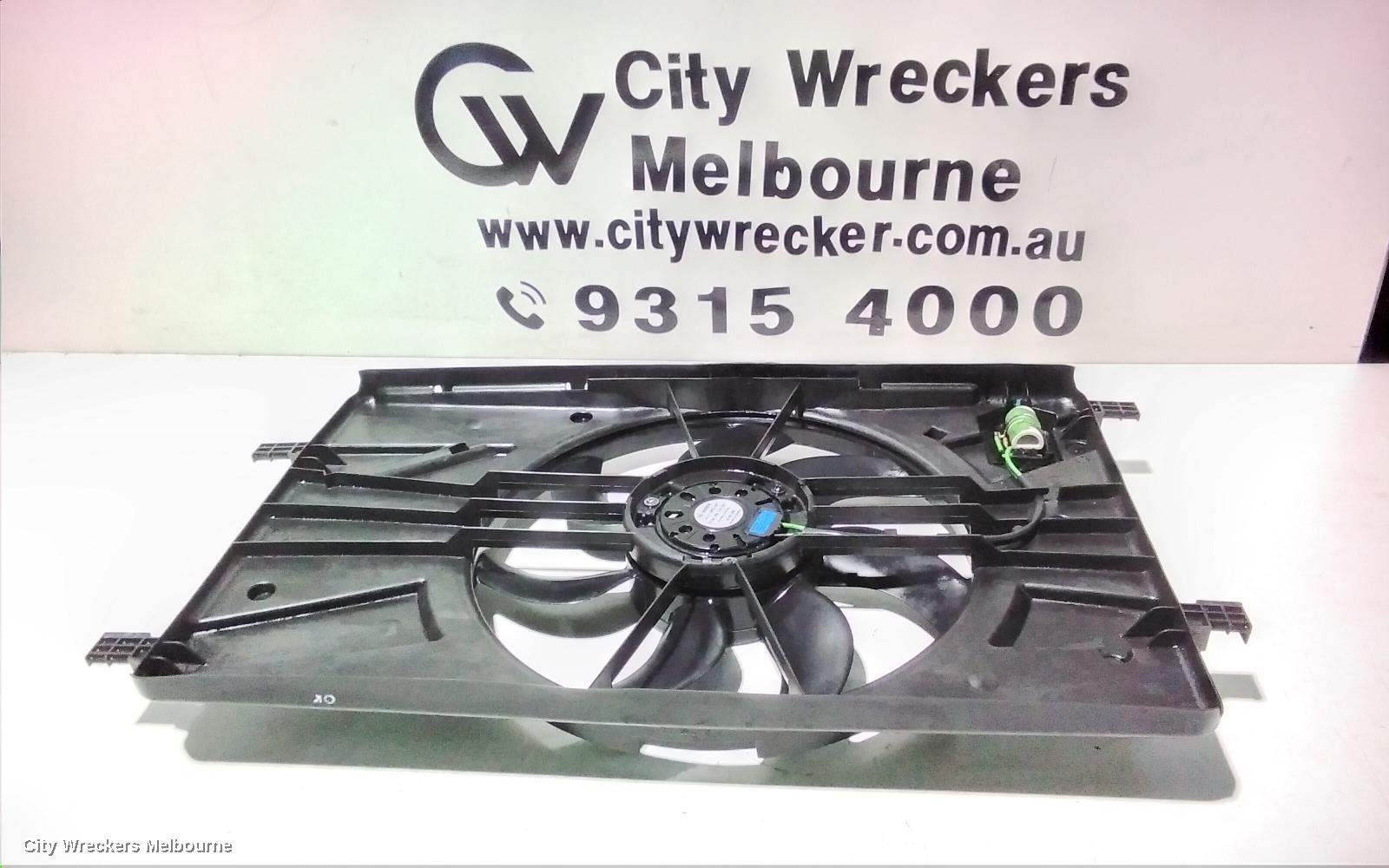 HOLDEN CRUZE FAN, RADIATOR FAN, 1.6, PETROL, AUTO T/M, JH, 03/2013 - 01/2017