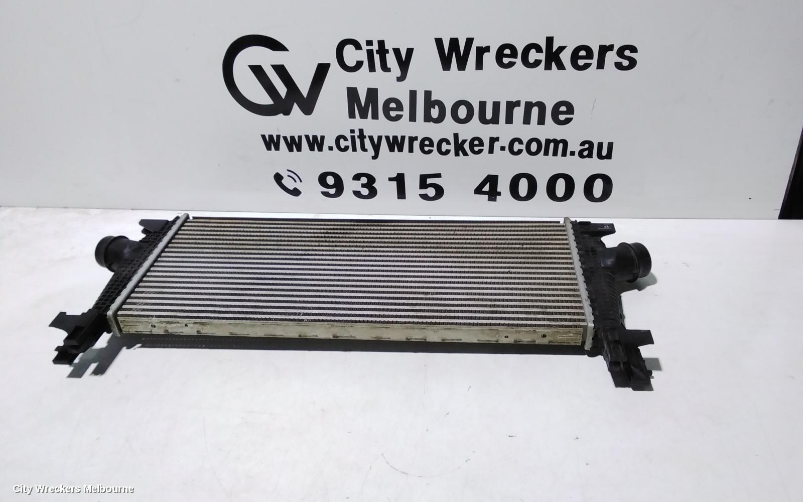 HOLDEN CRUZE INTERCOOLER, PETROL, AUTO T/M TYPE, JH, 03/2011 - 01/2017
