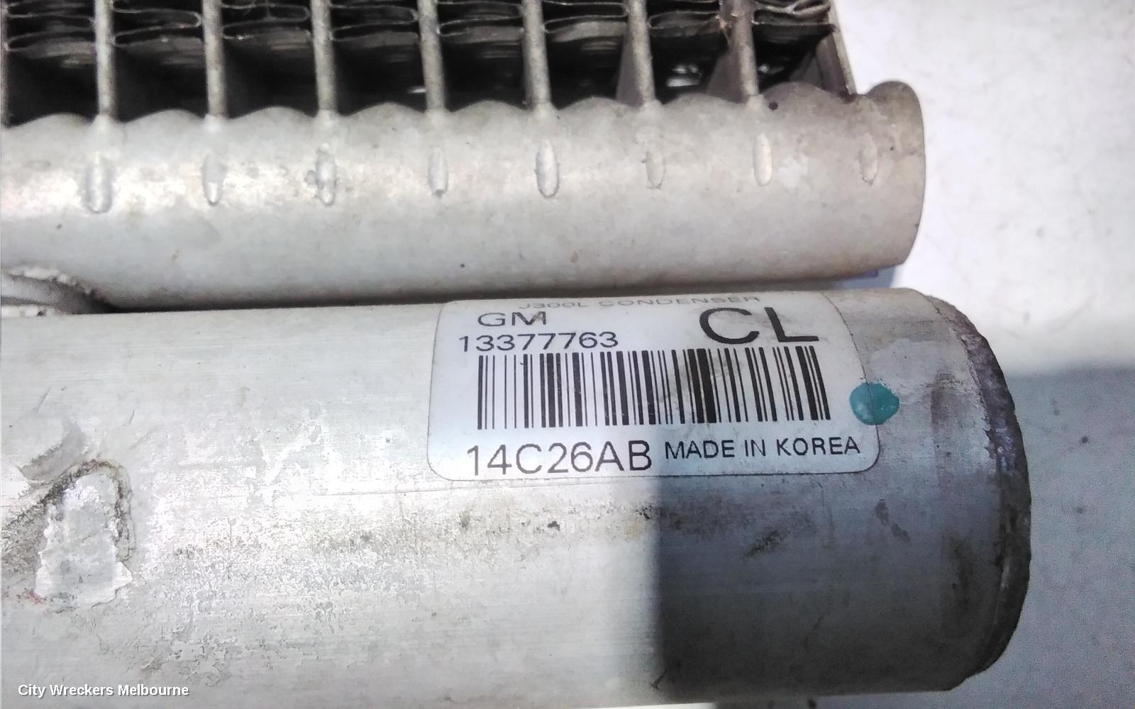 HOLDEN CRUZE INTERCOOLER, PETROL, AUTO T/M TYPE, JH, 03/2011 - 01/2017